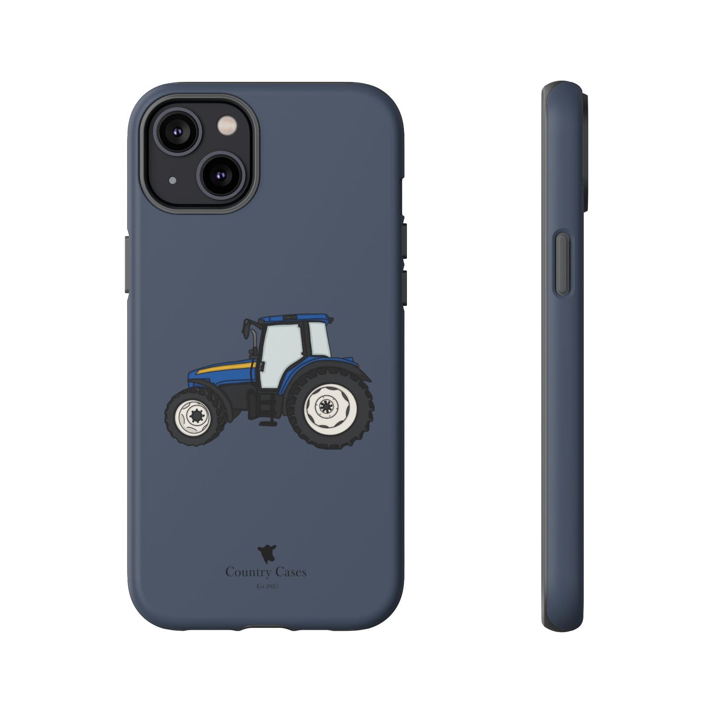 Blue tractor case