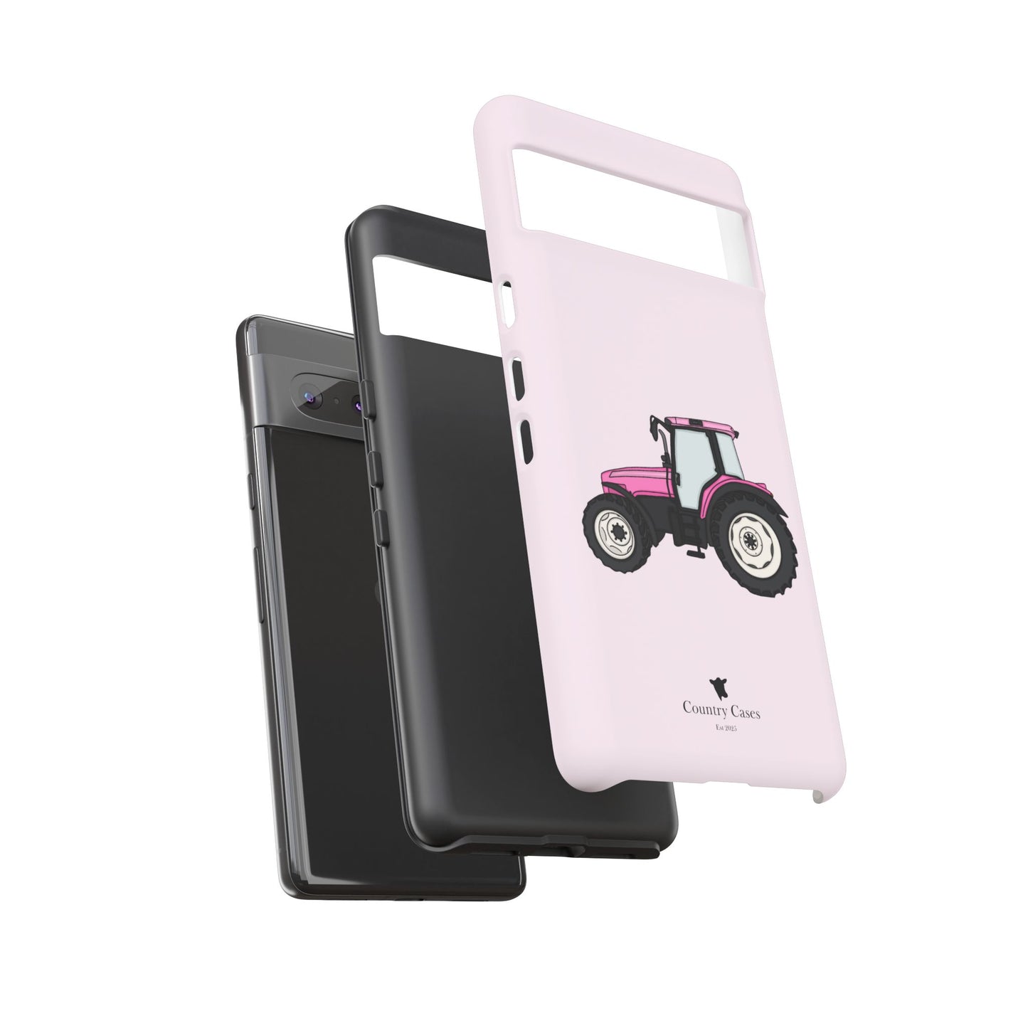 Android pink tractor case
