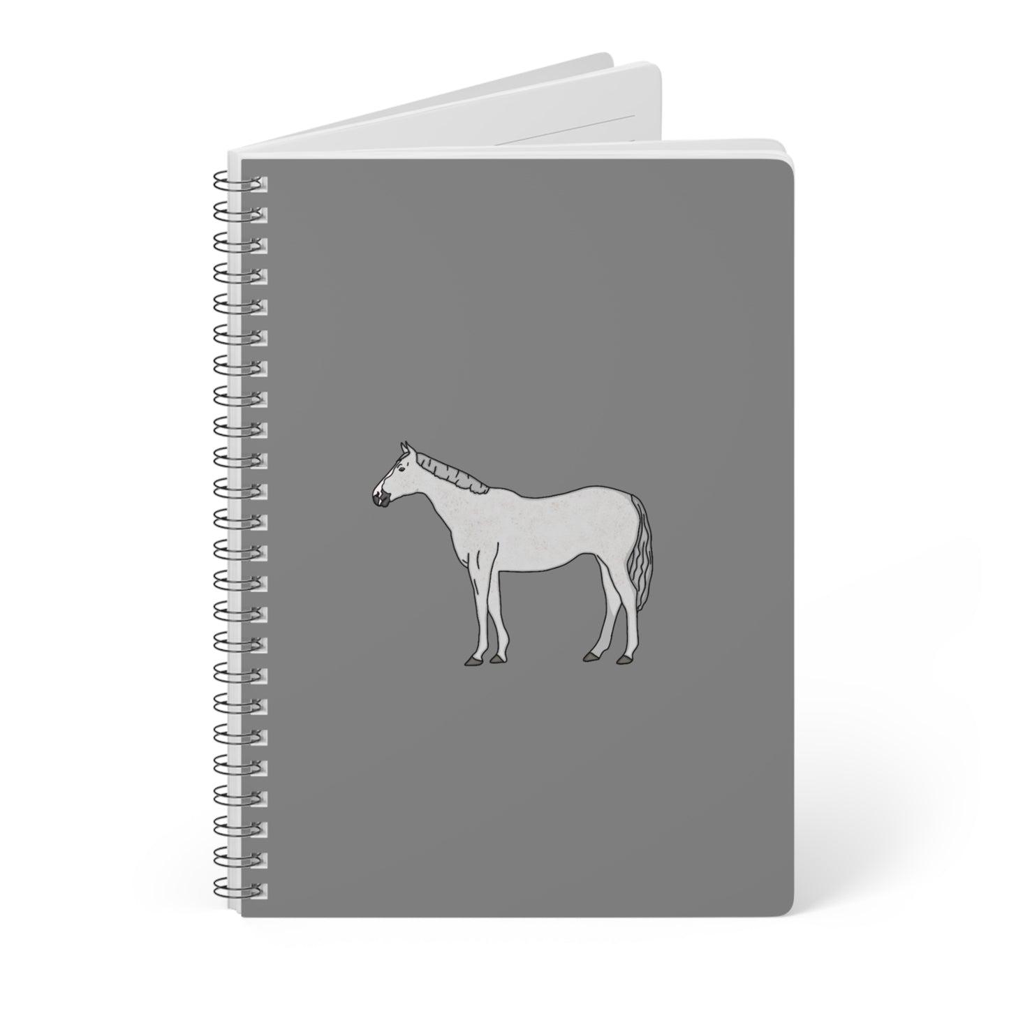 Grey horse notebook