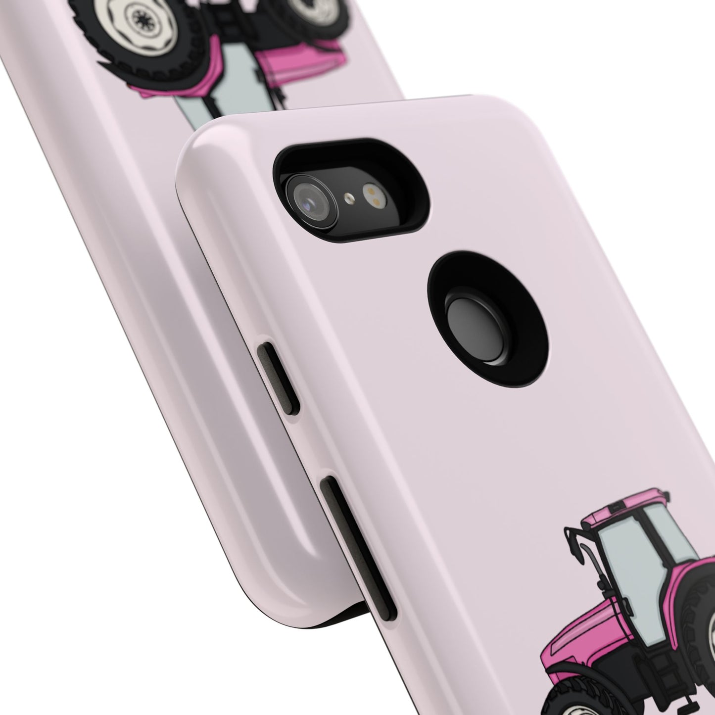 Android pink tractor case