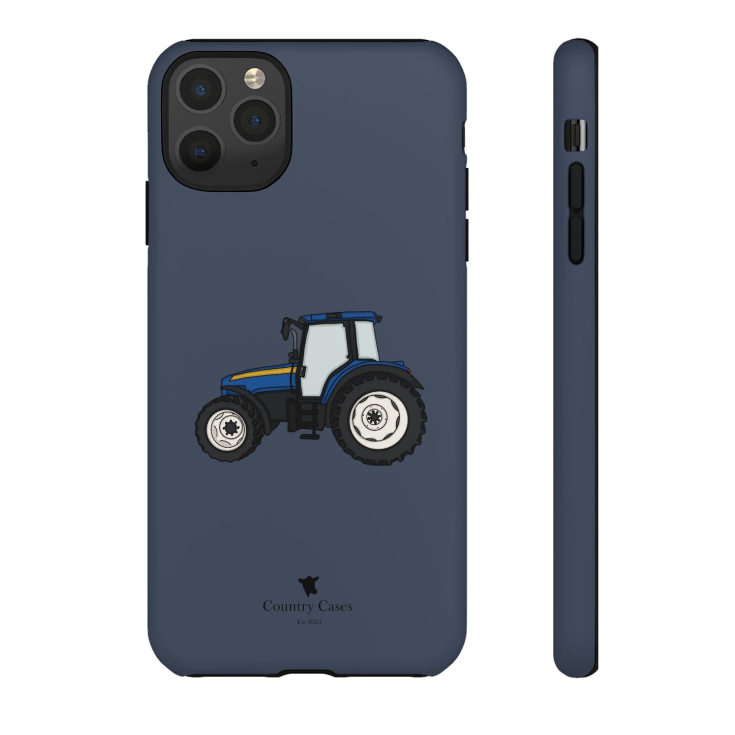 Blue tractor case