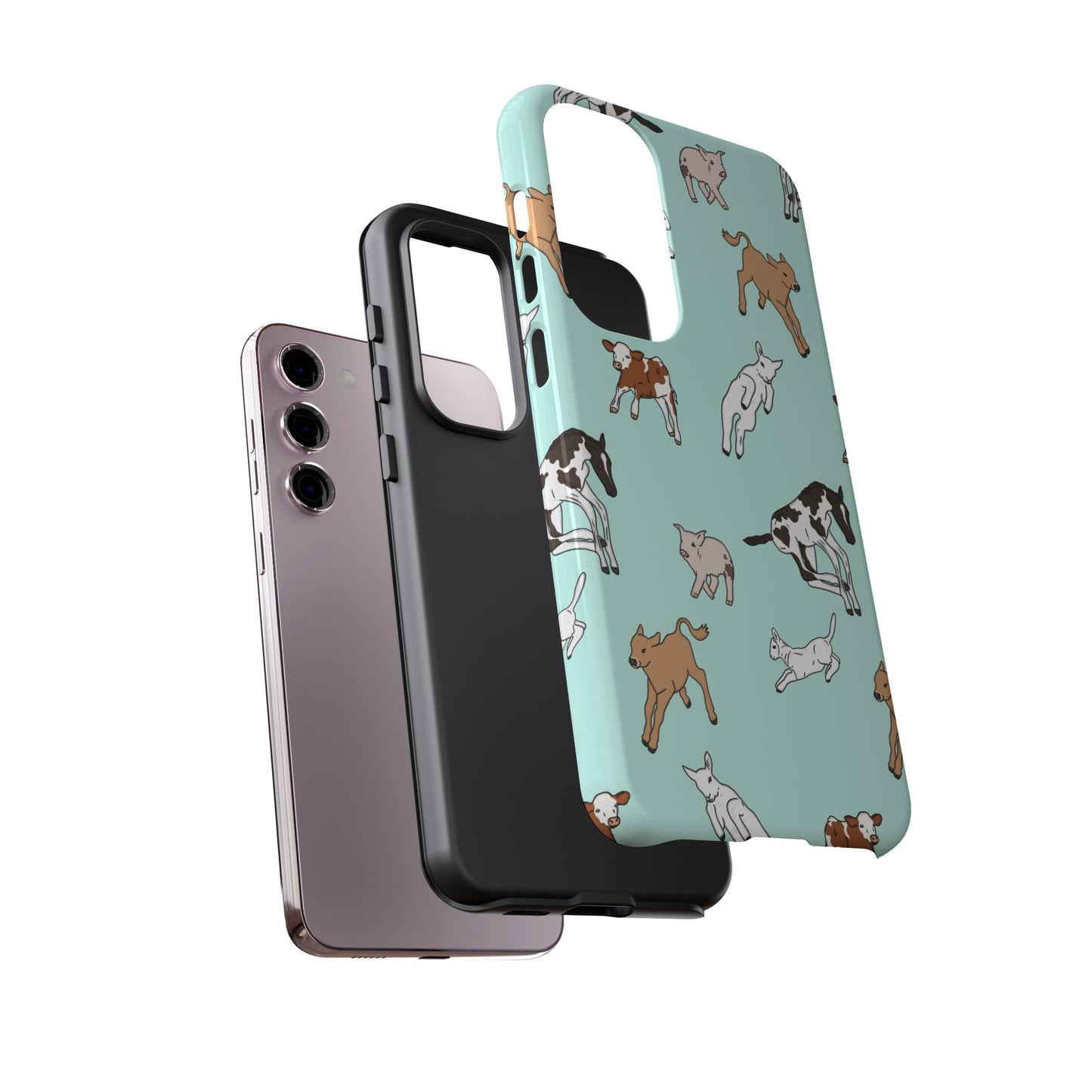 Android farmyard Freinds Blue Case