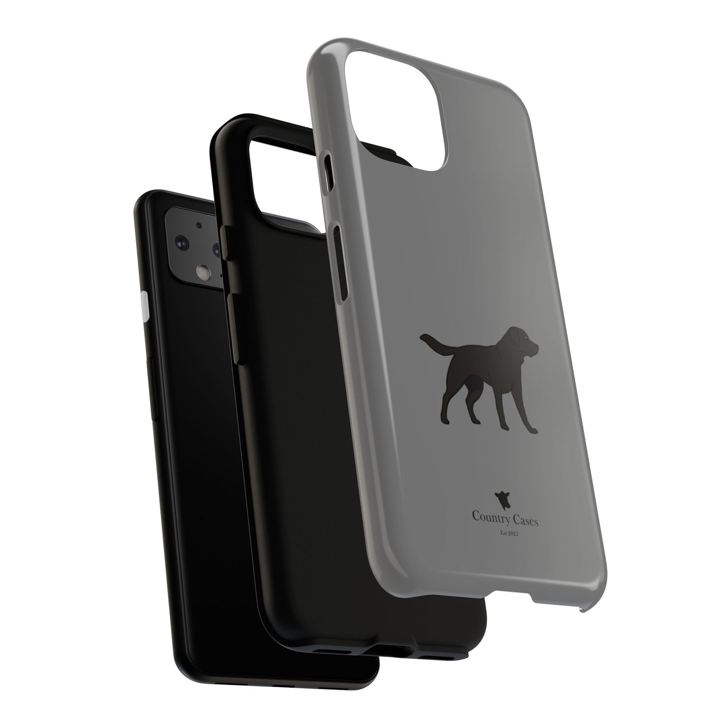 Android black Labrador case