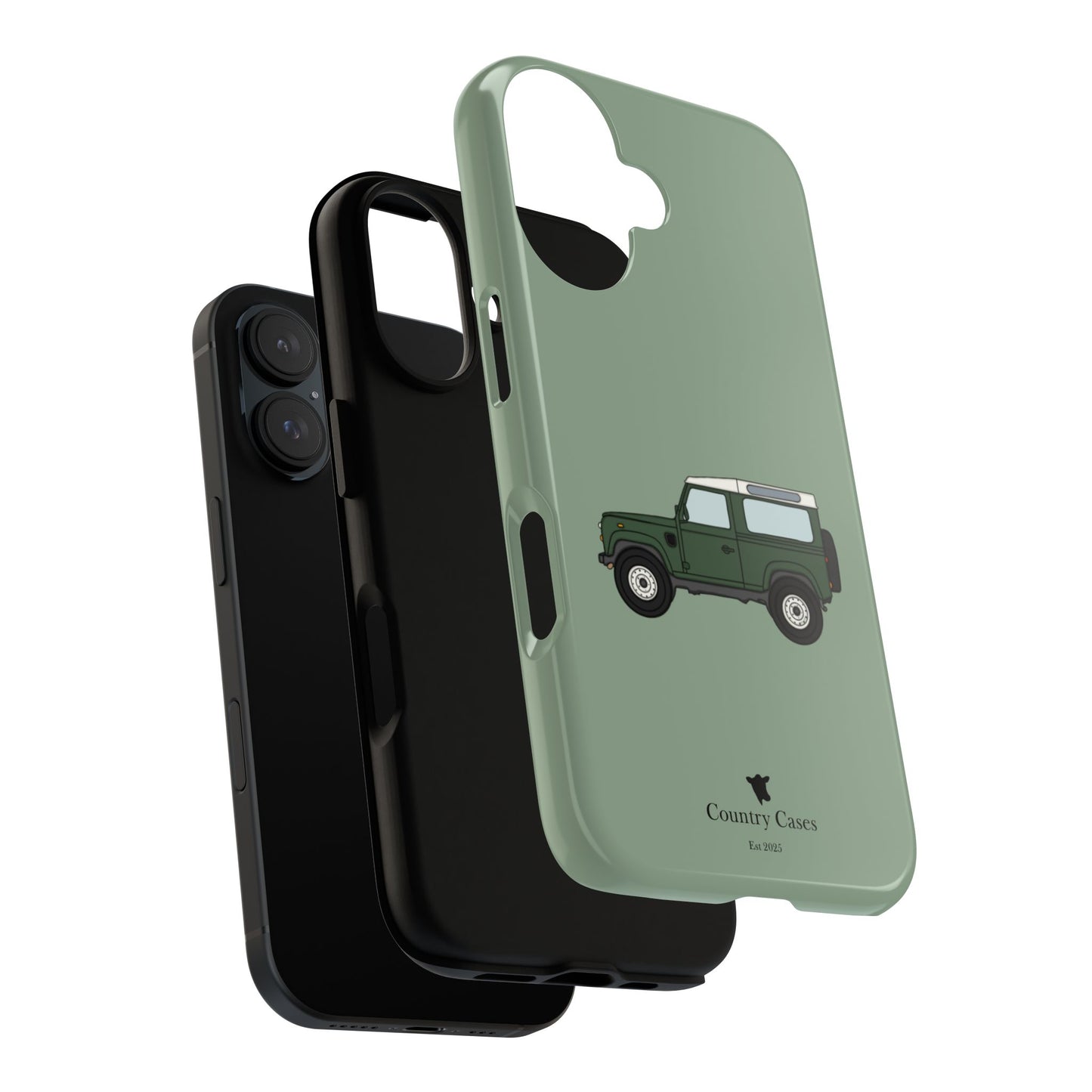 Green landy phone case
