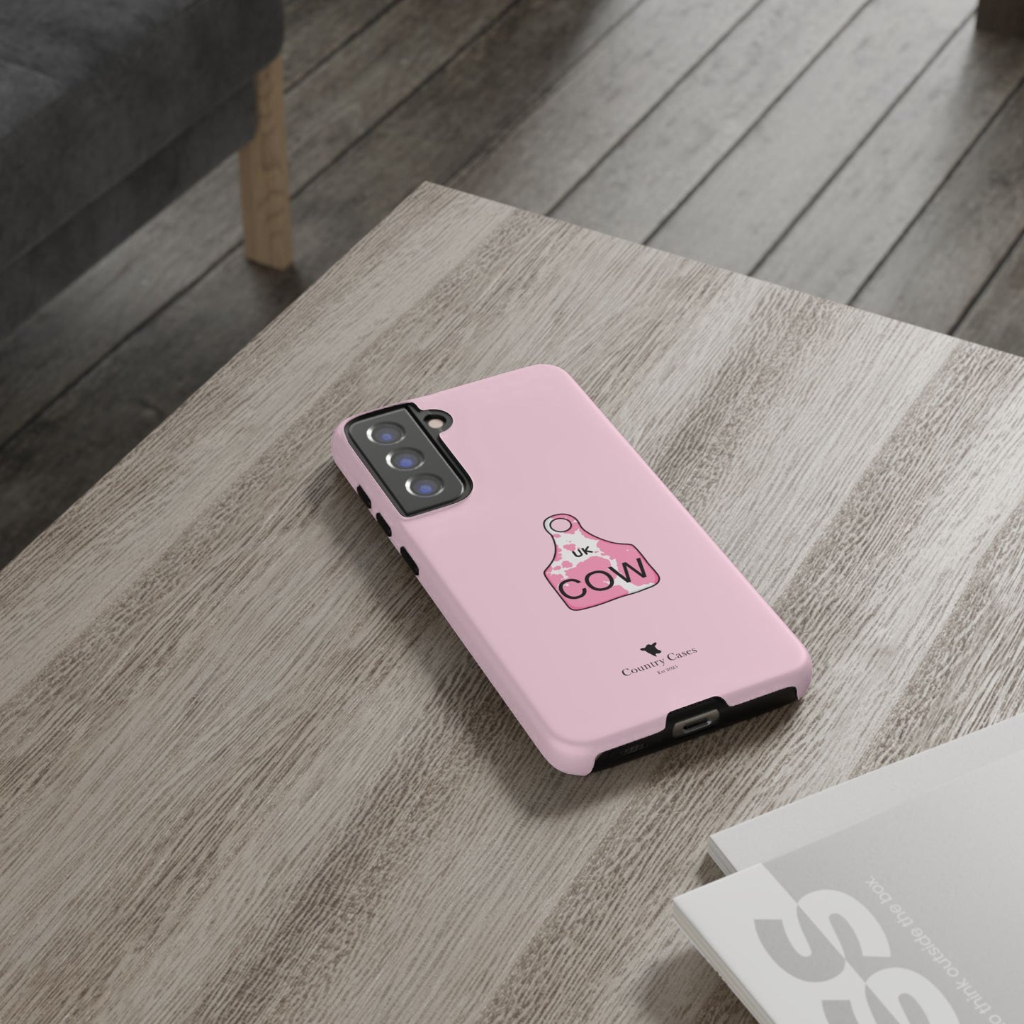 Android pink ear tag case
