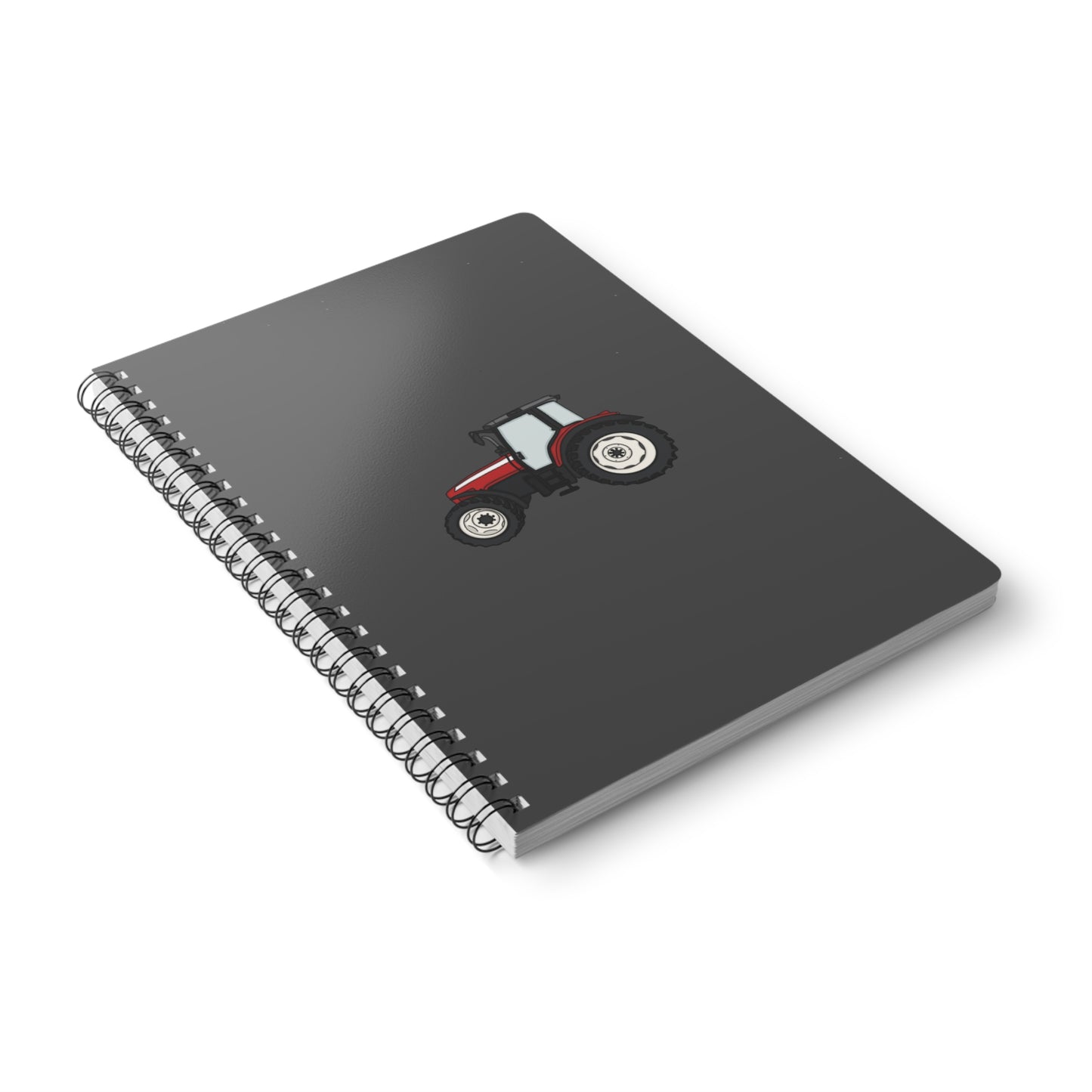 Red tractor notebook