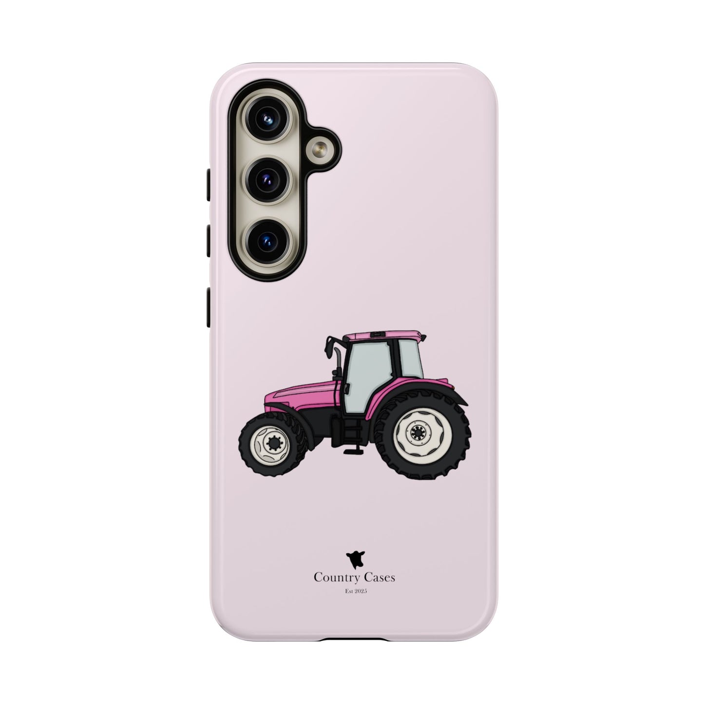 Android pink tractor case