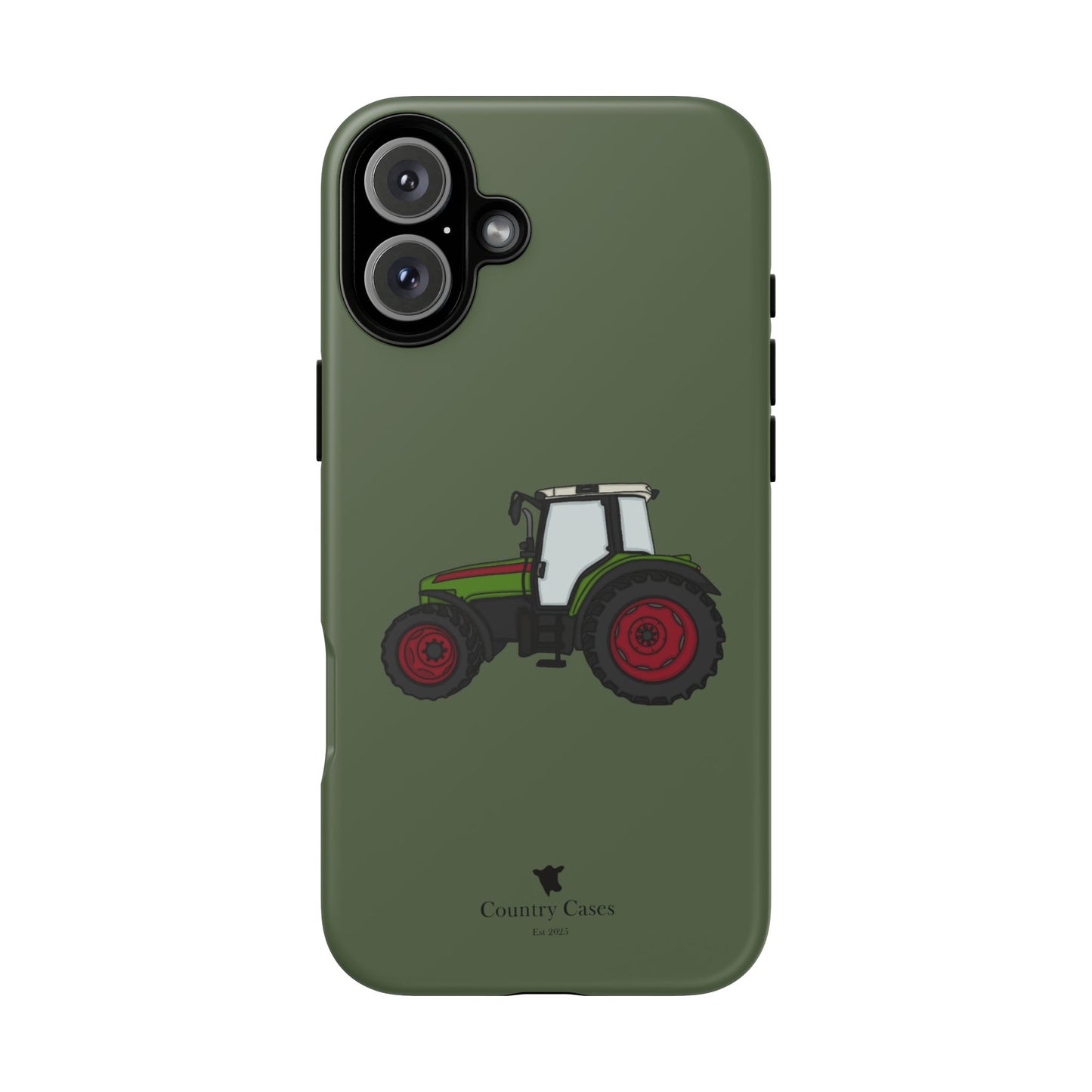 Green tractor case