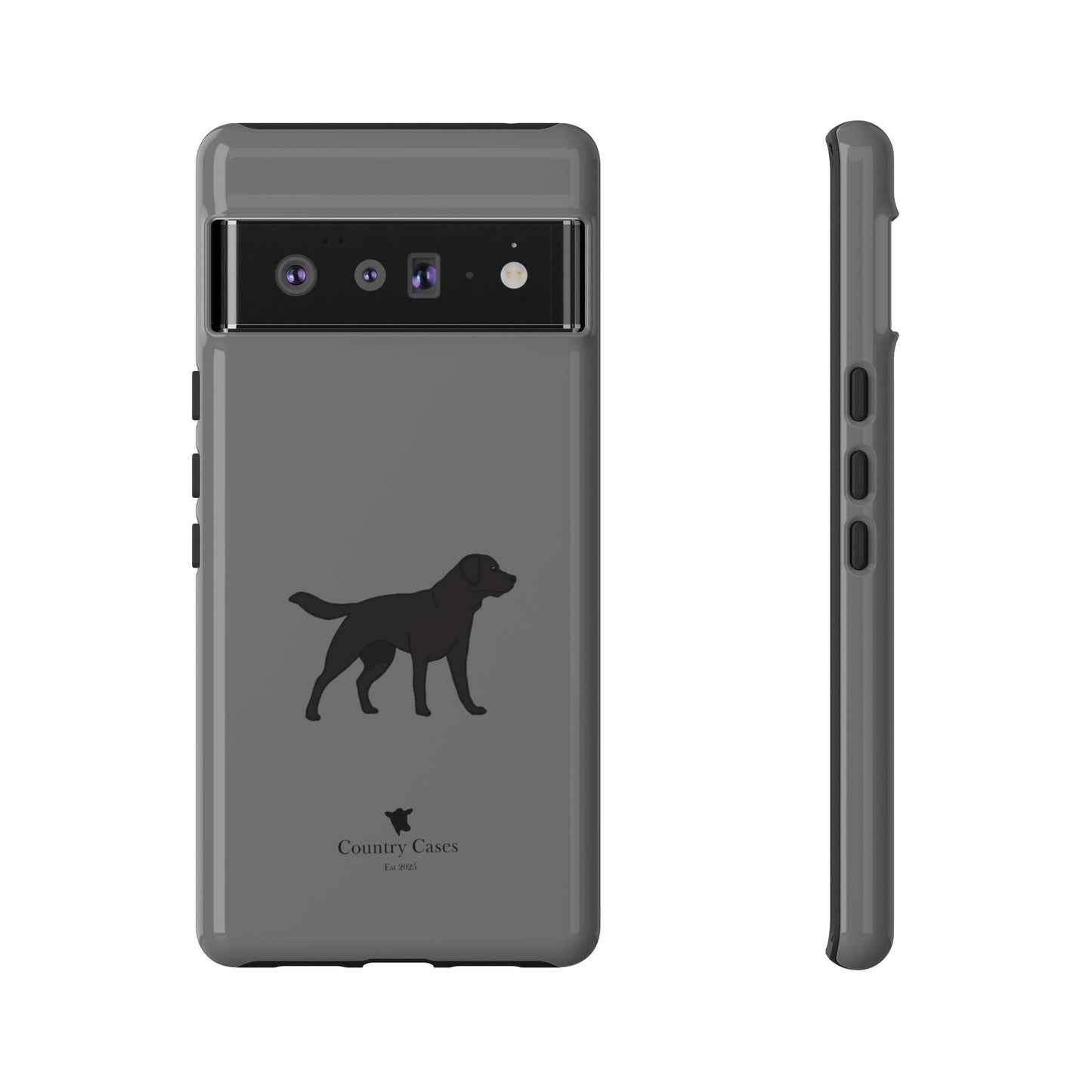 Android black Labrador case