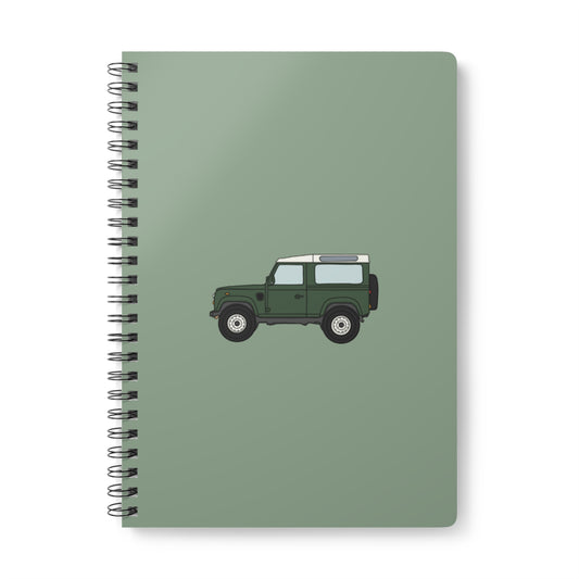 Green landy notebook