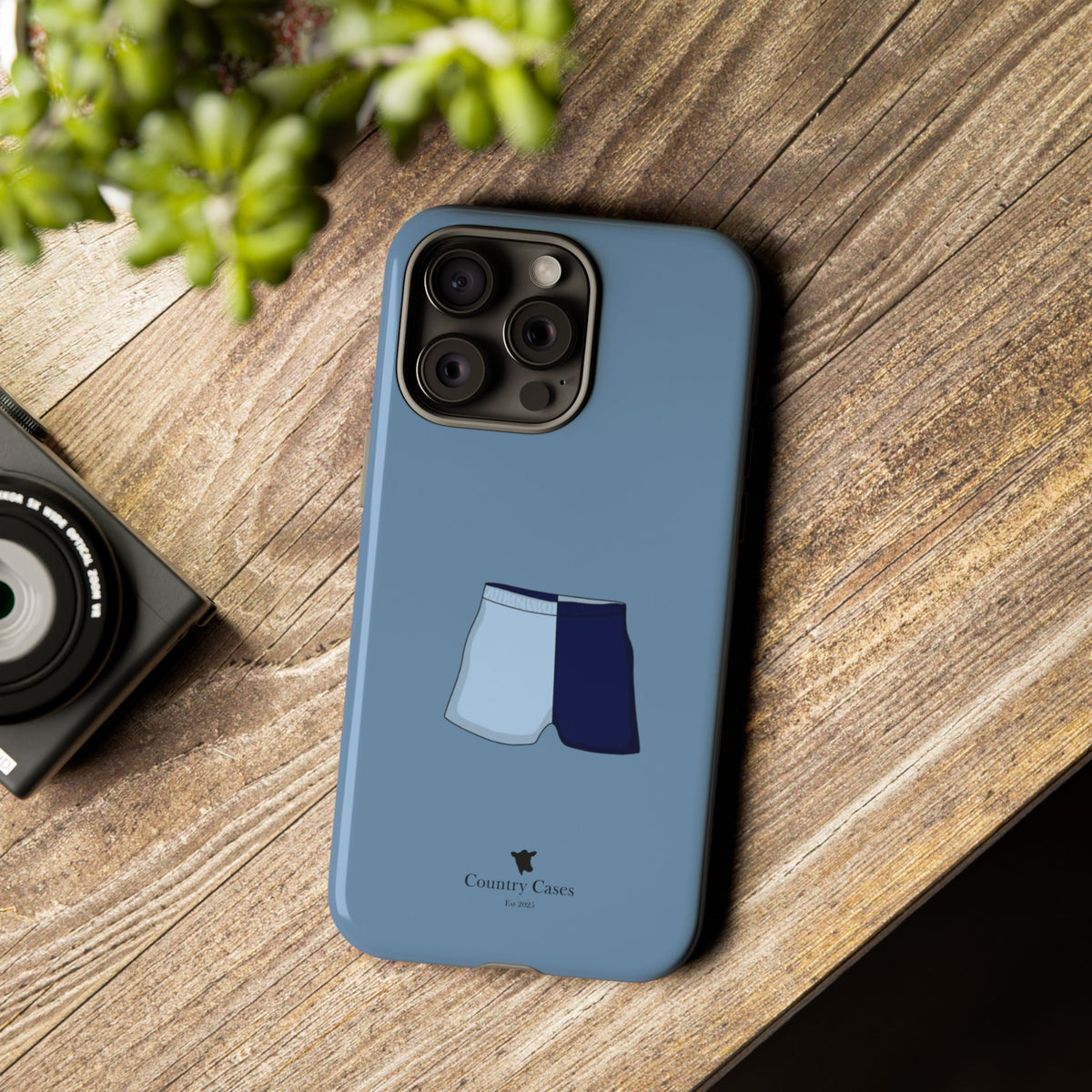 Blue Shorts Case