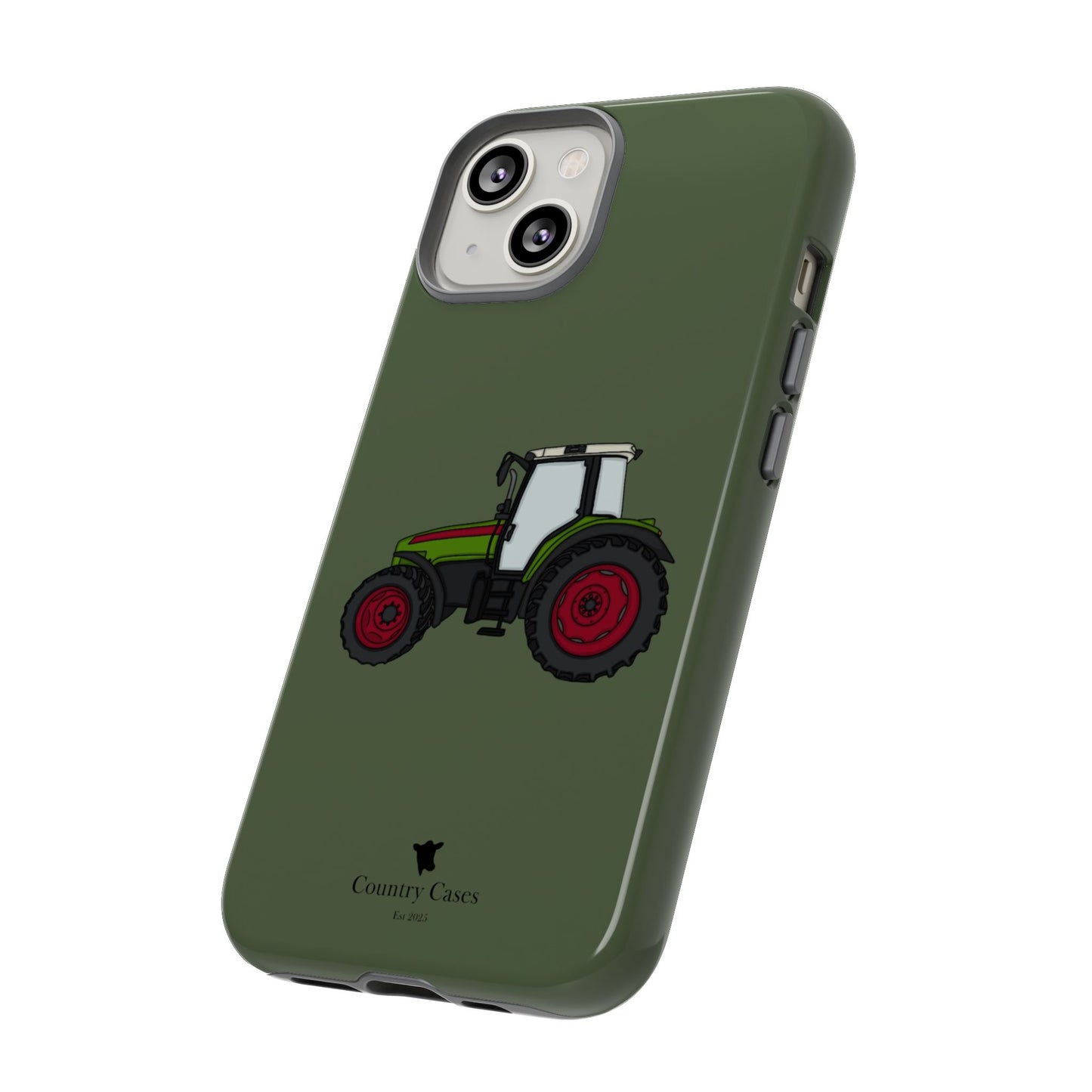 Green tractor case