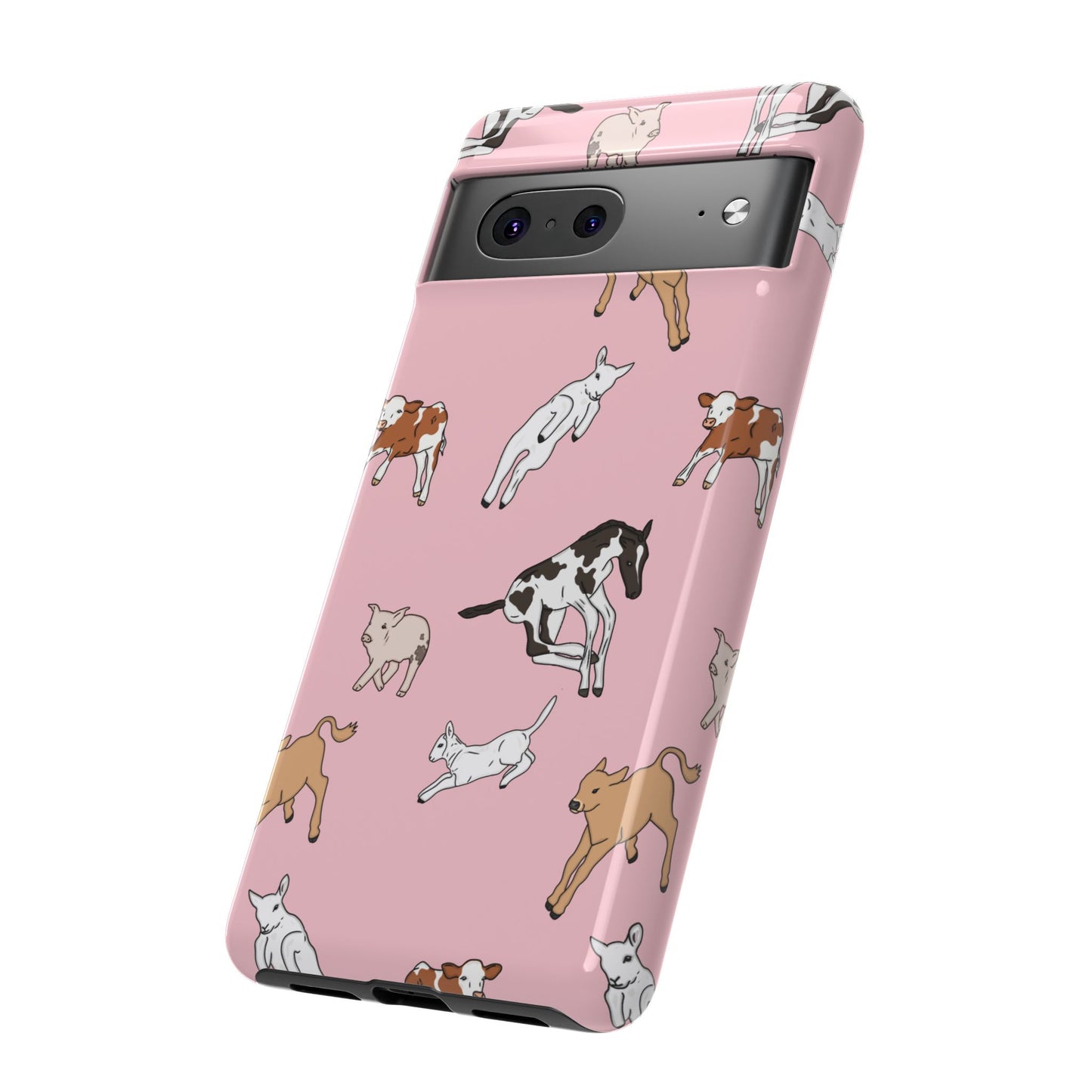 Android Farmyard Friends Pink Case