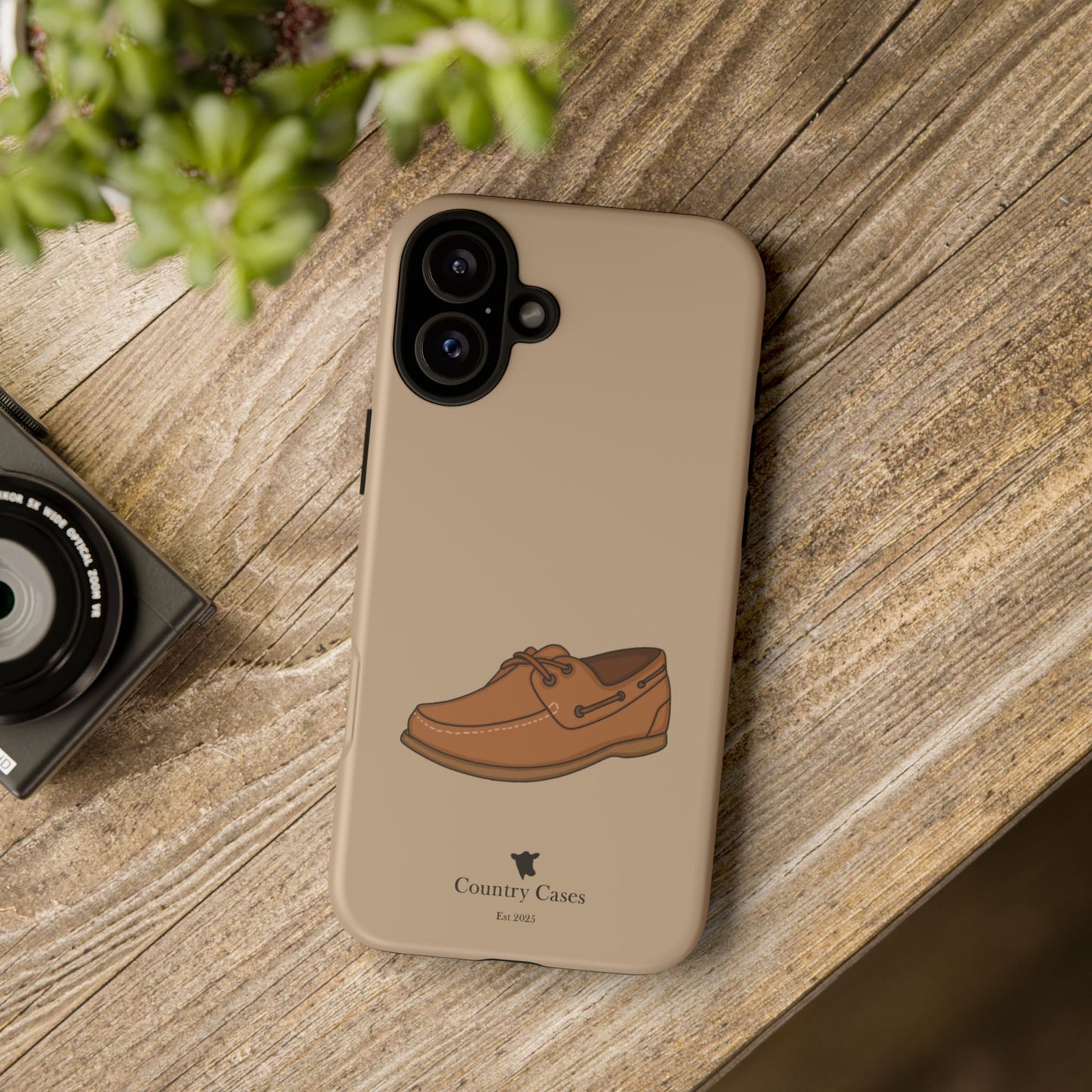 Classic boat shoe phone case