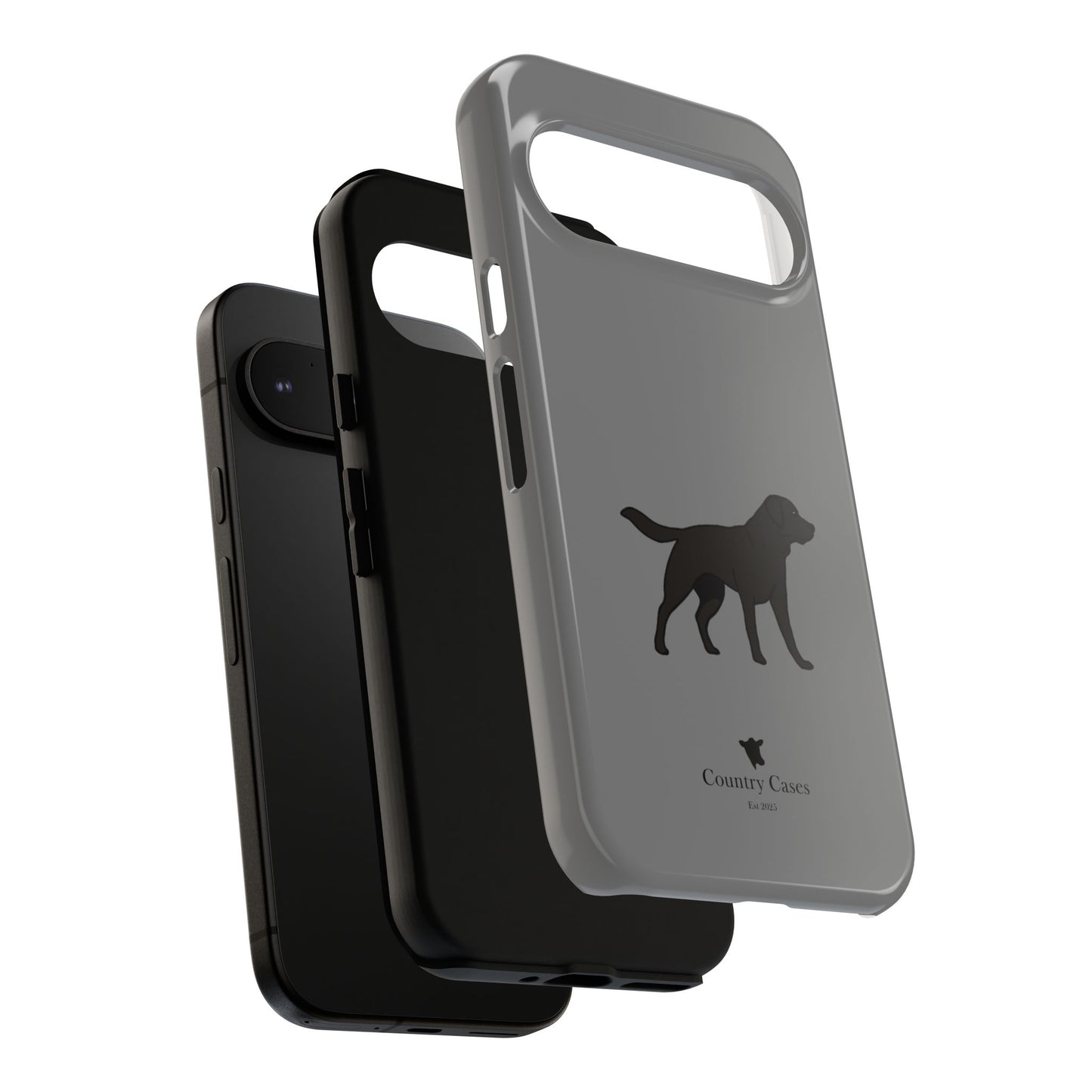 Android black Labrador case