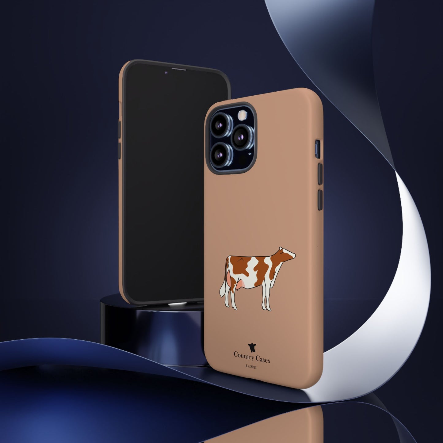 Red and white Holstein case