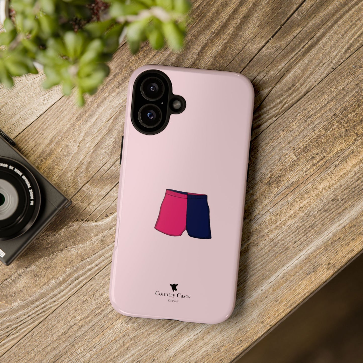 Two toned short phone case