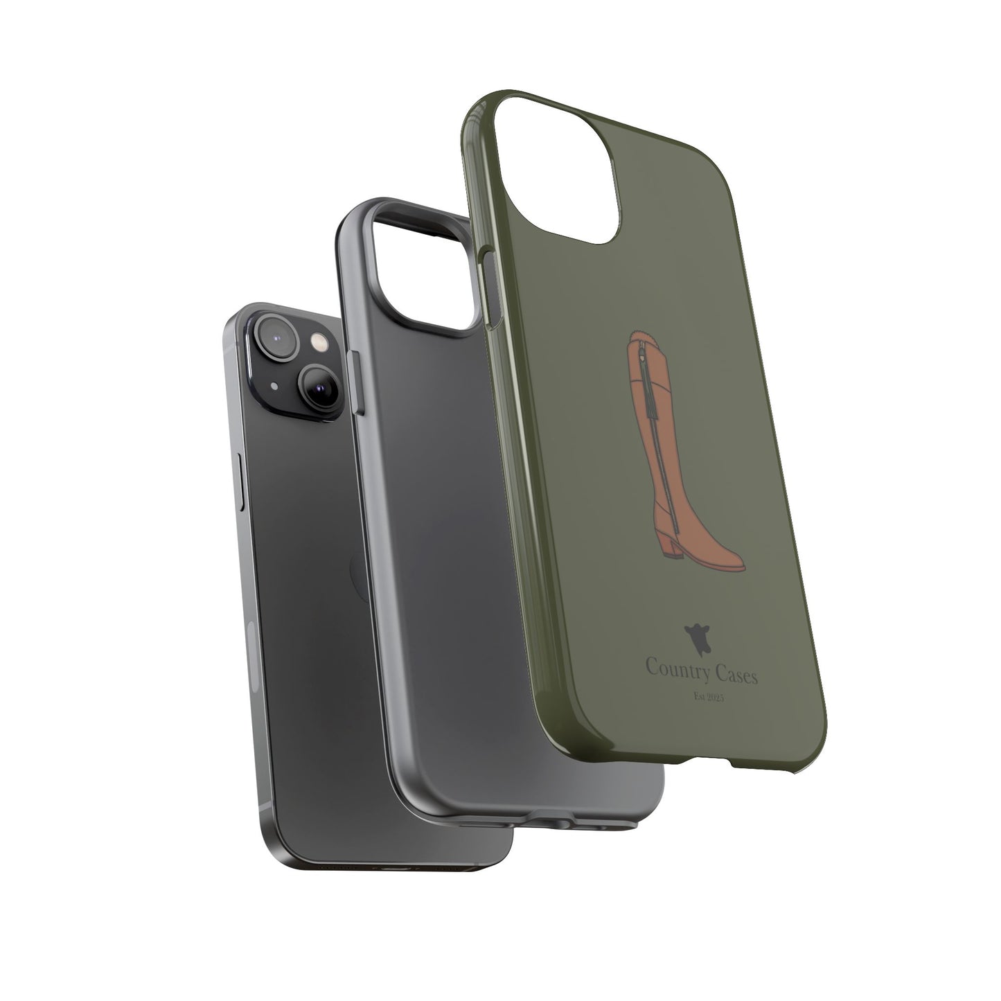 Green country boot case