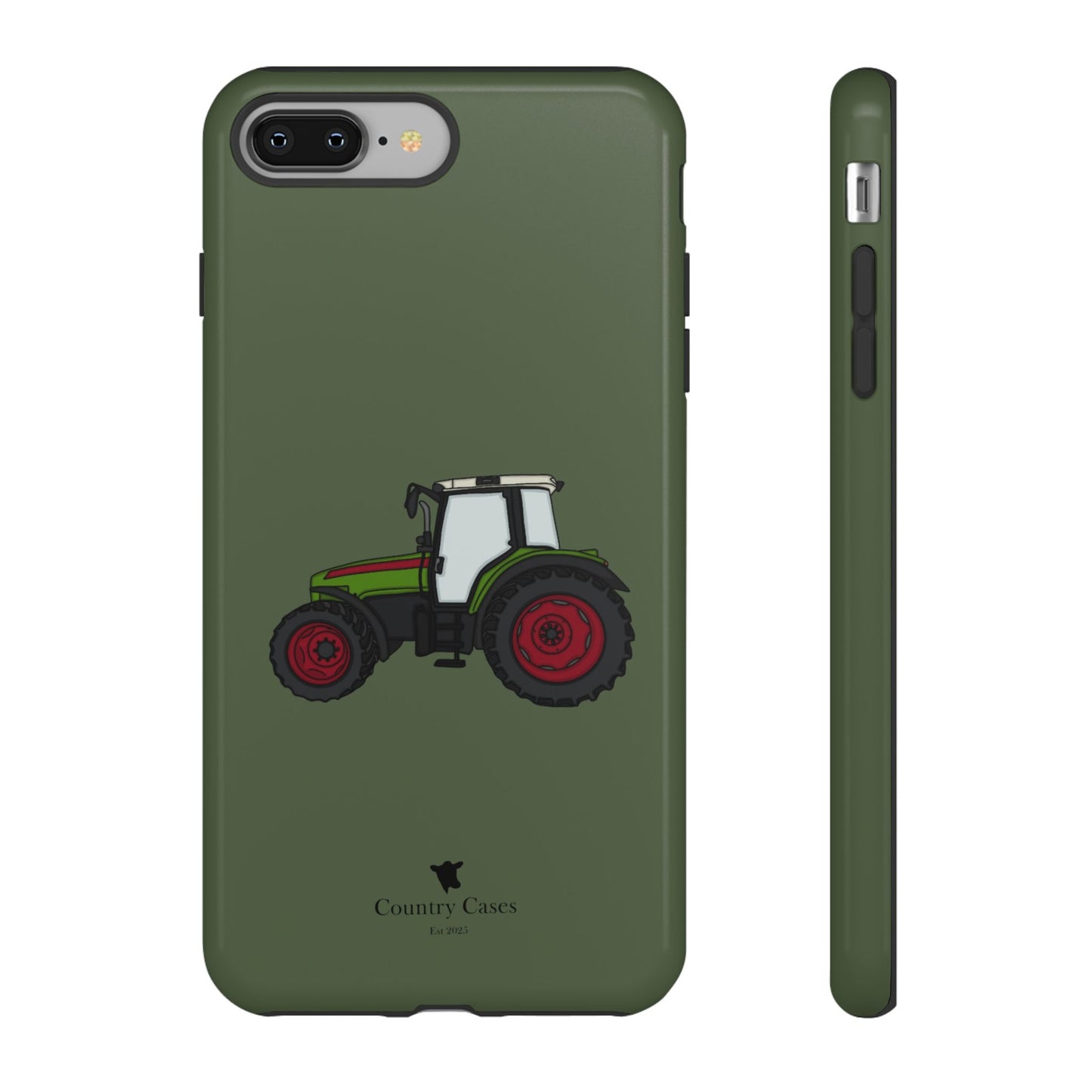 Green tractor case