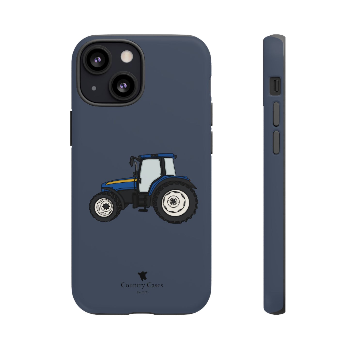 Blue tractor case