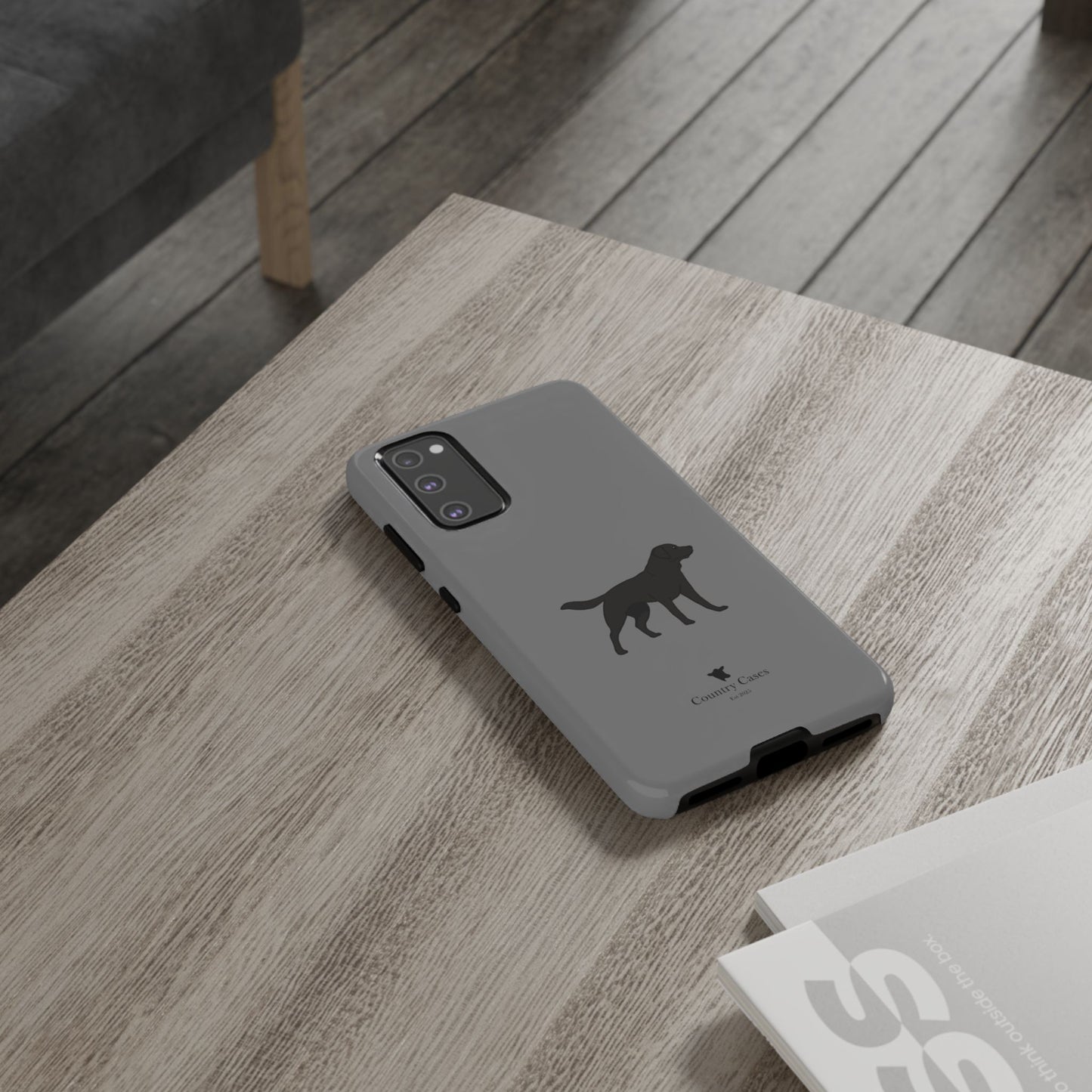 Android black Labrador case
