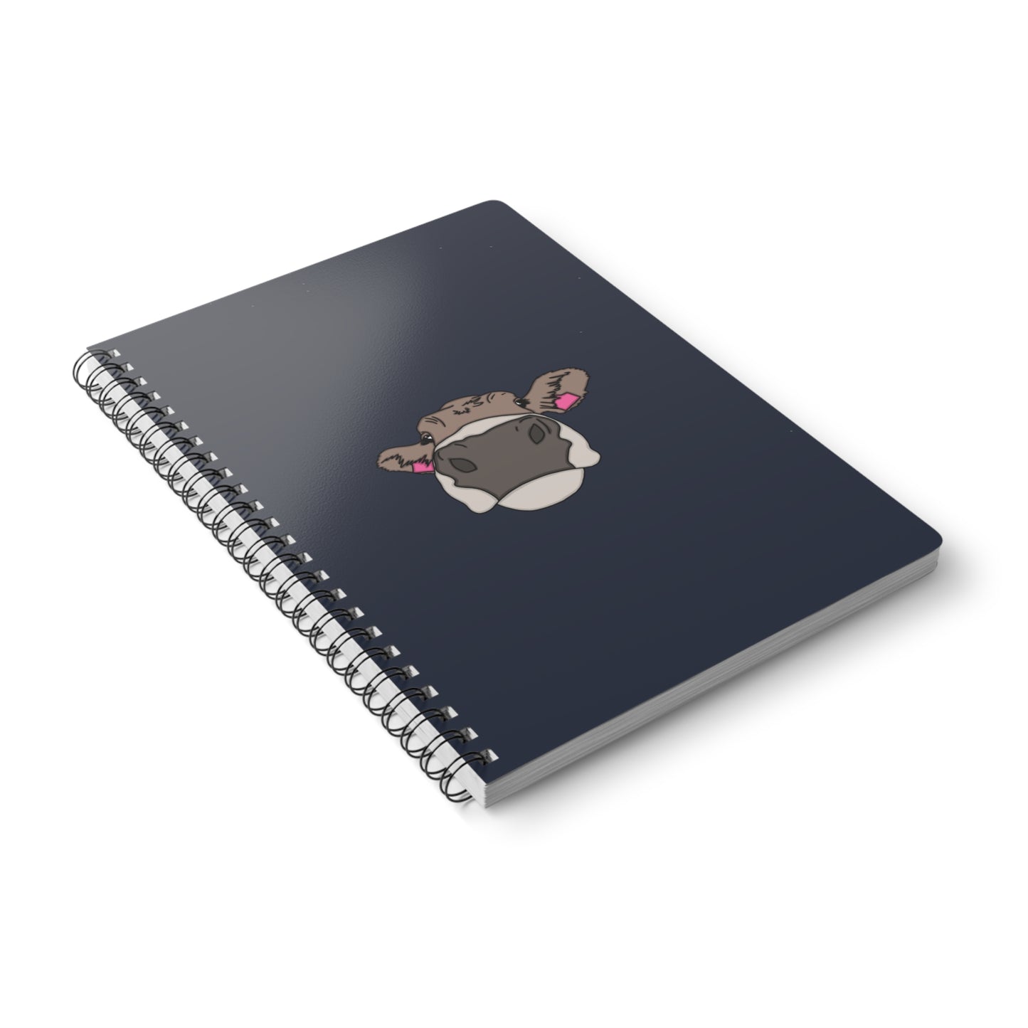Navy brown Swiss notebook