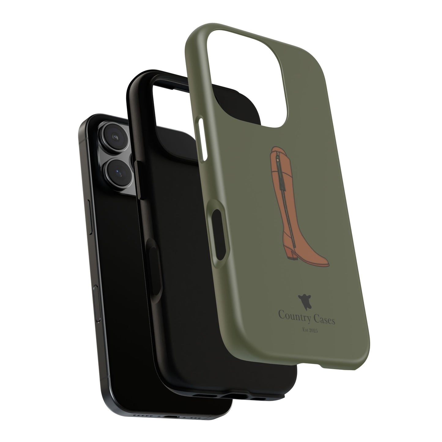 Green country boot case
