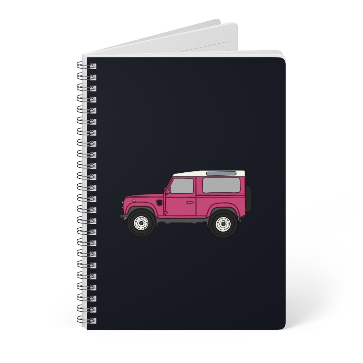 Hot pink landy notebook