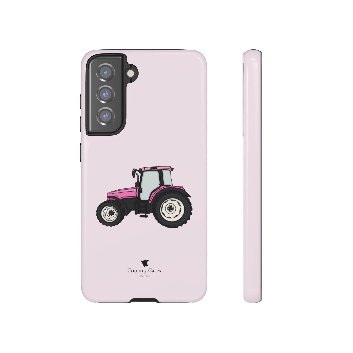 Android pink tractor case