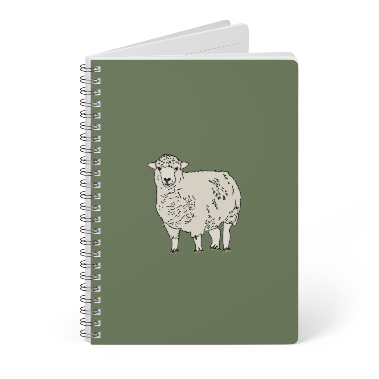 Sage sheep notebook