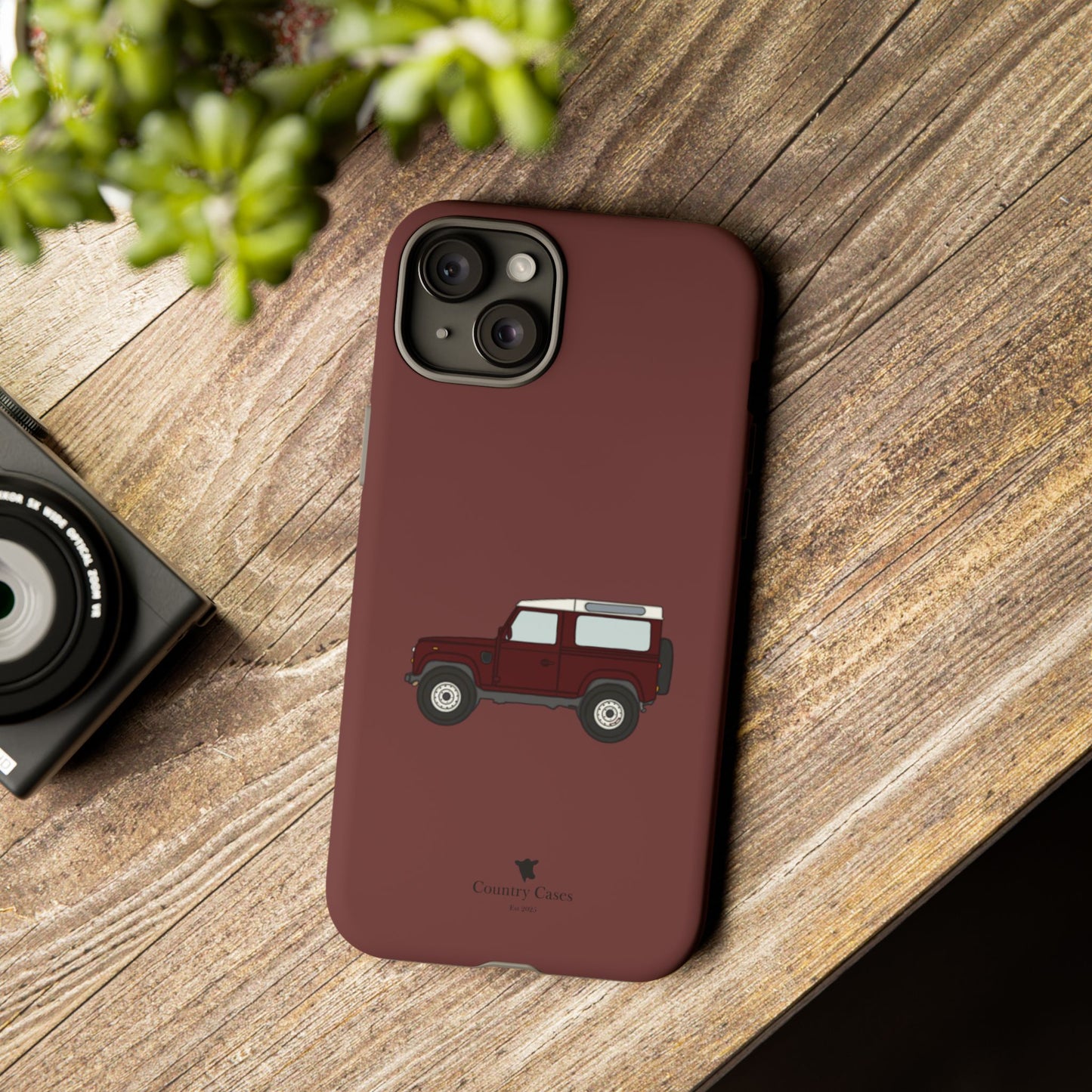 Berry red landy case