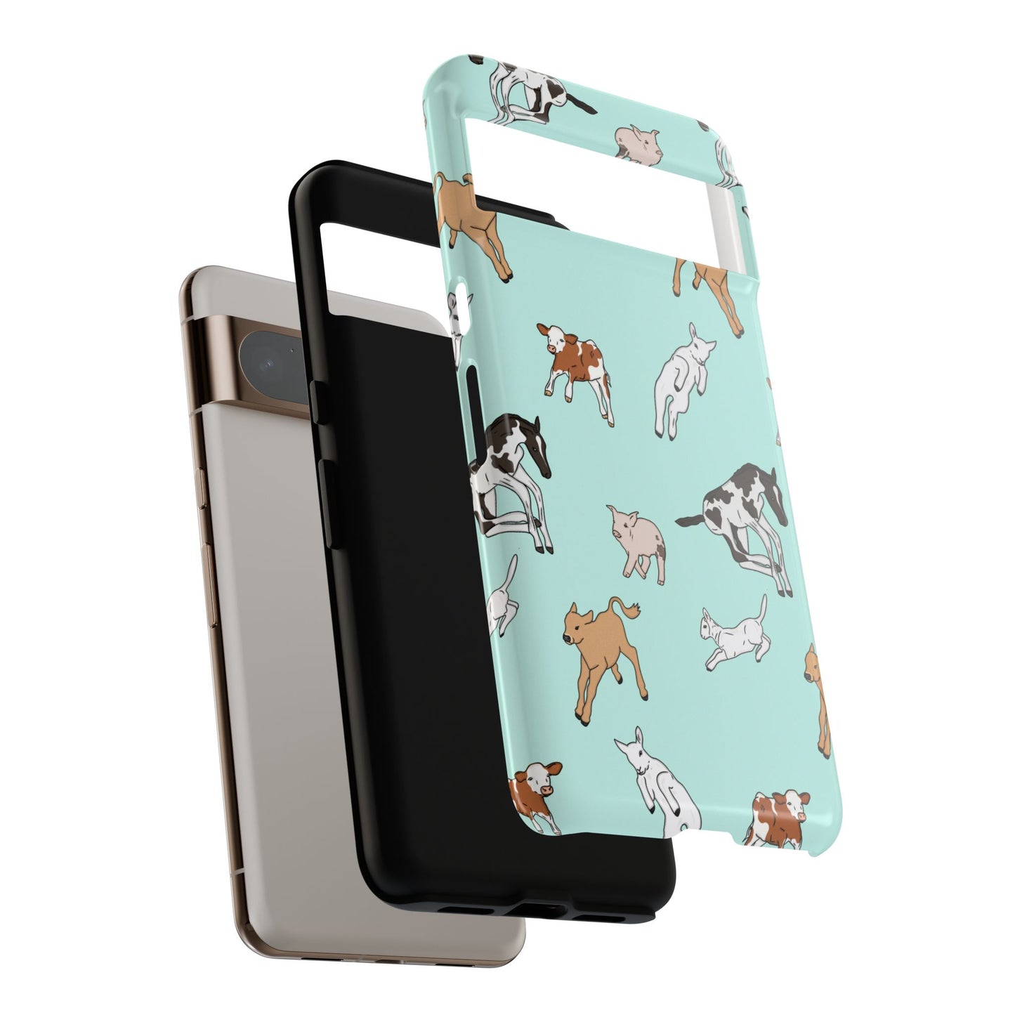 Android farmyard Freinds Blue Case