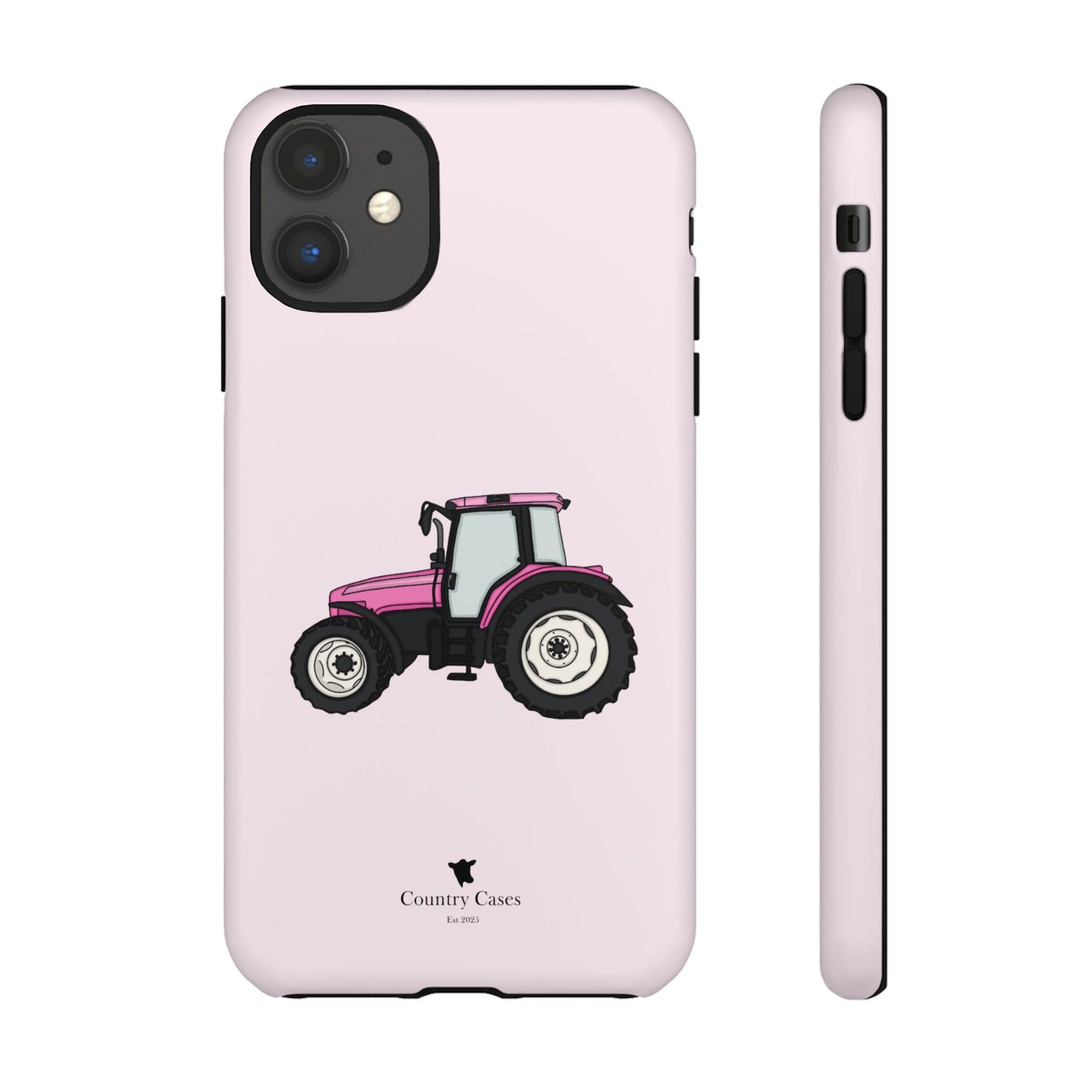Pink tractor case
