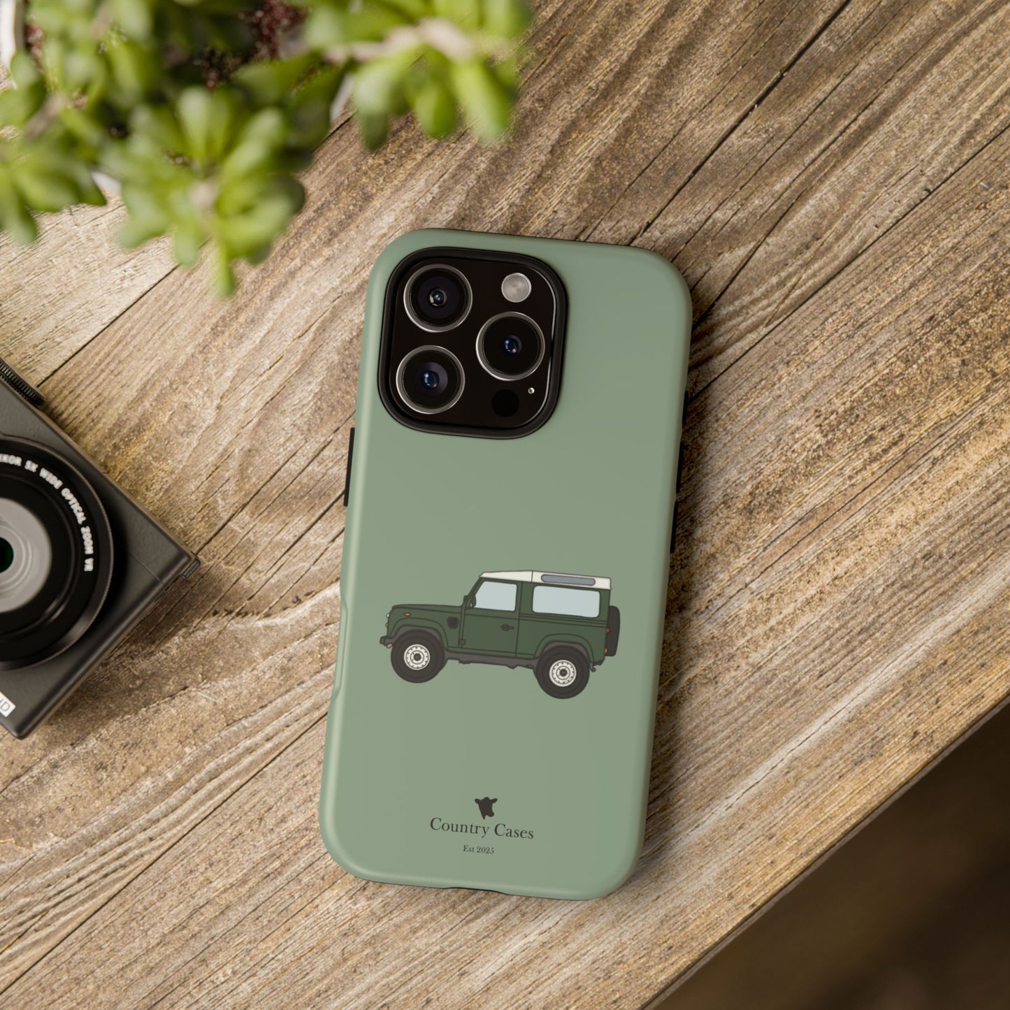 Green landy phone case