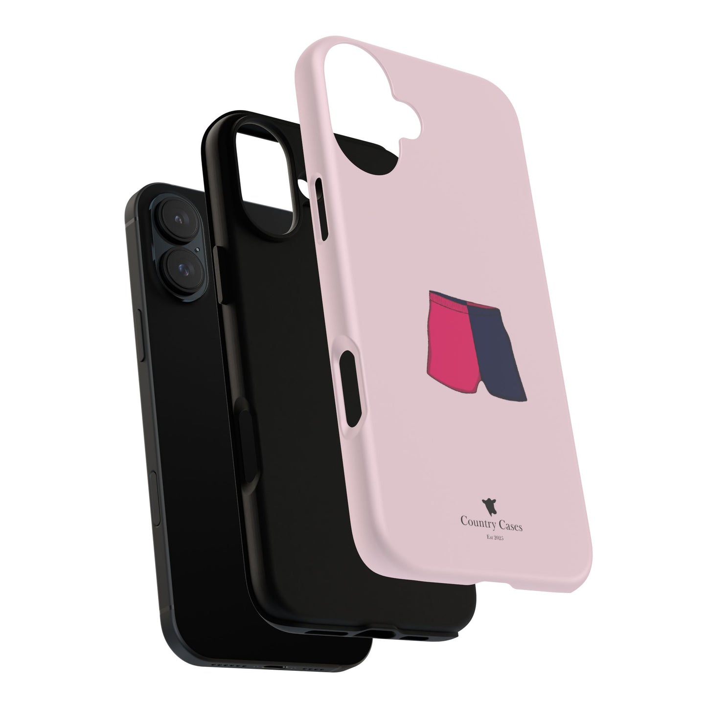 Two toned short phone case