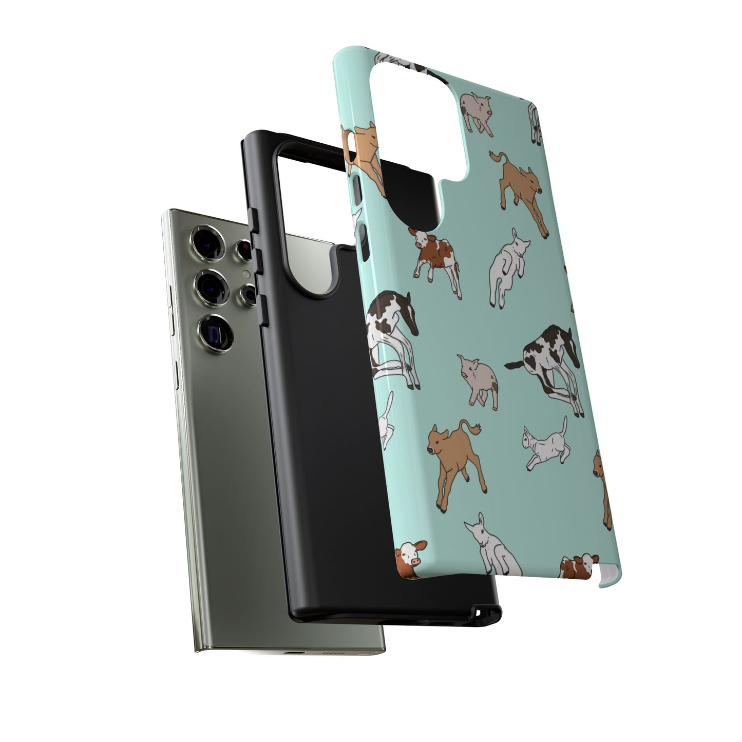 Android farmyard Freinds Blue Case