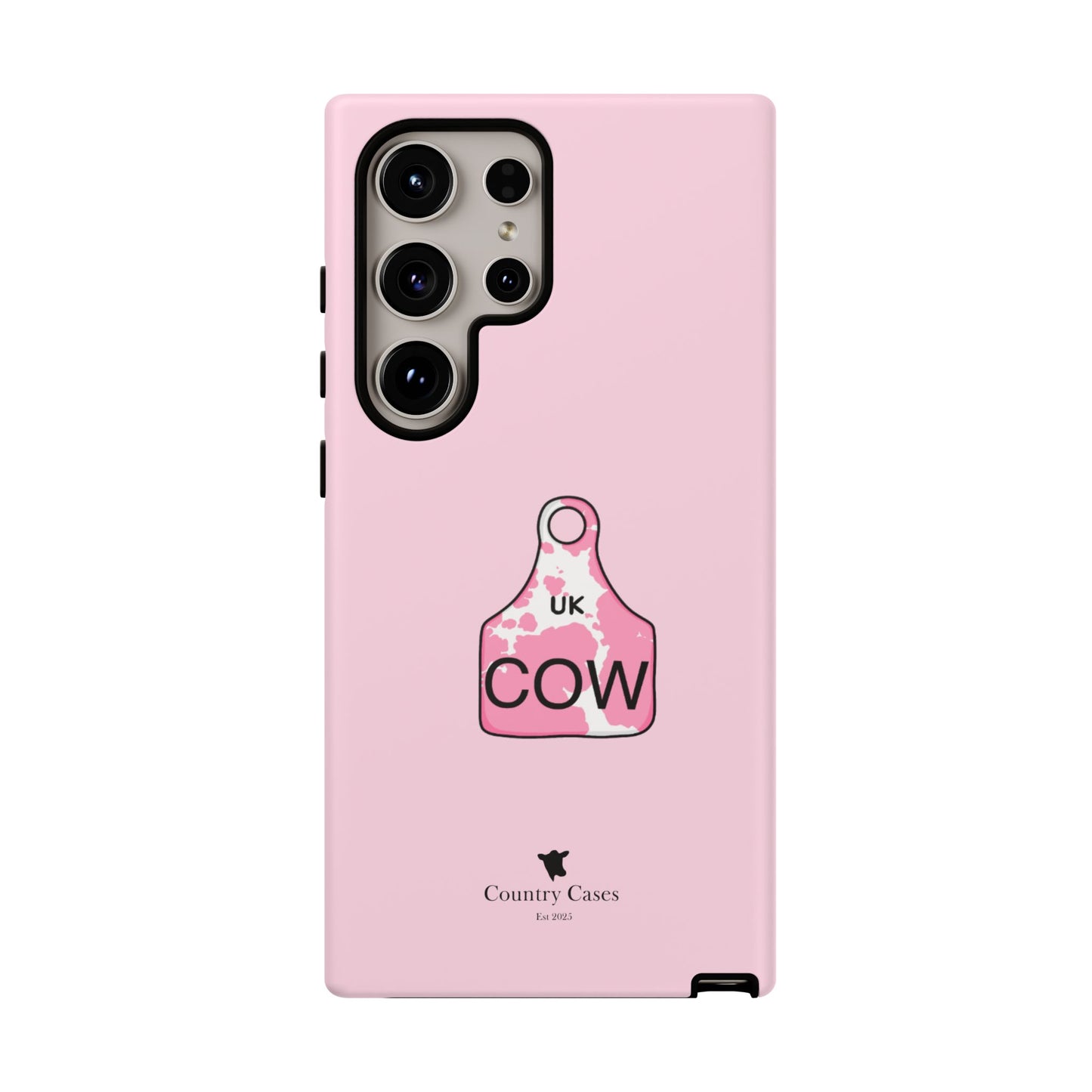 Android pink ear tag case
