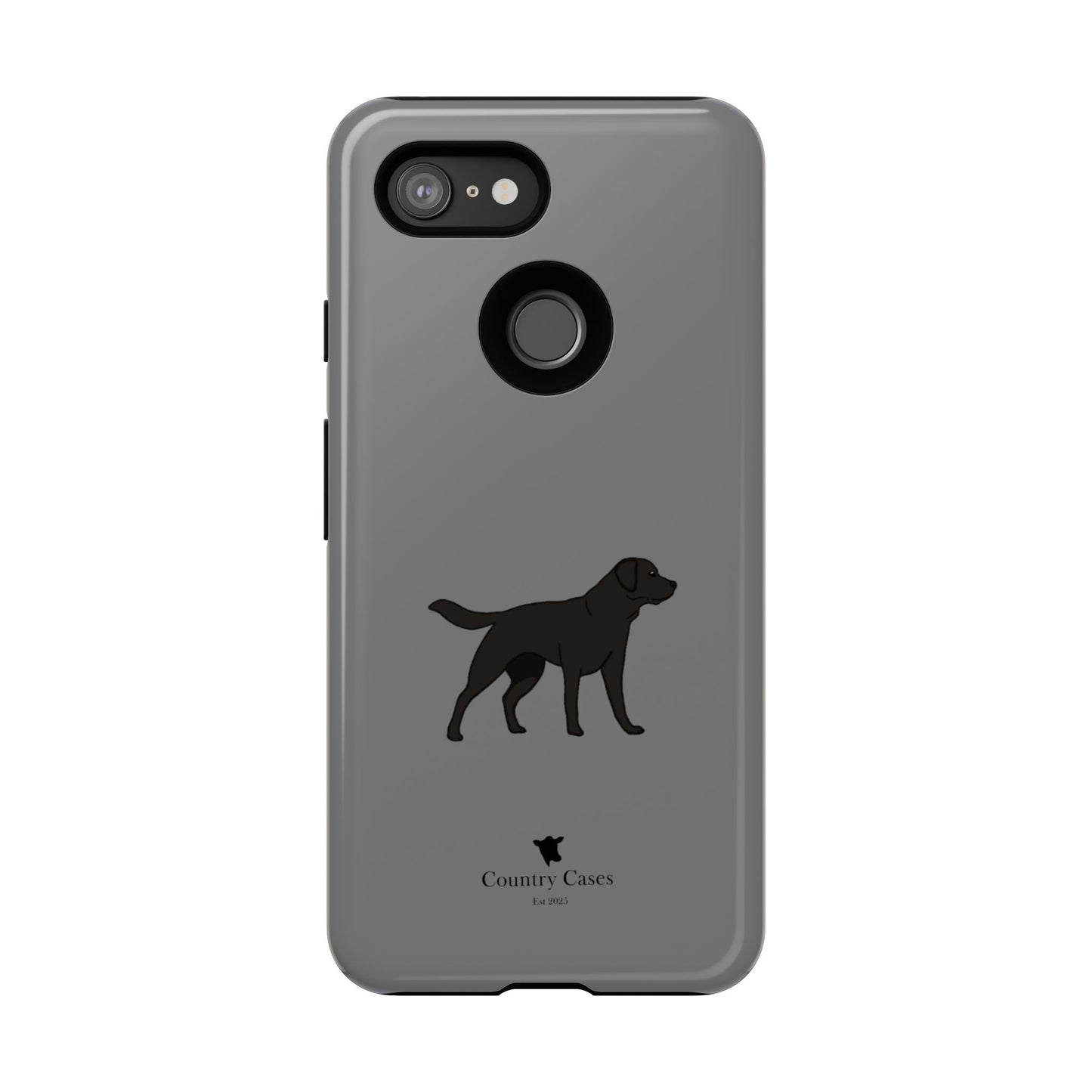 Android black Labrador case