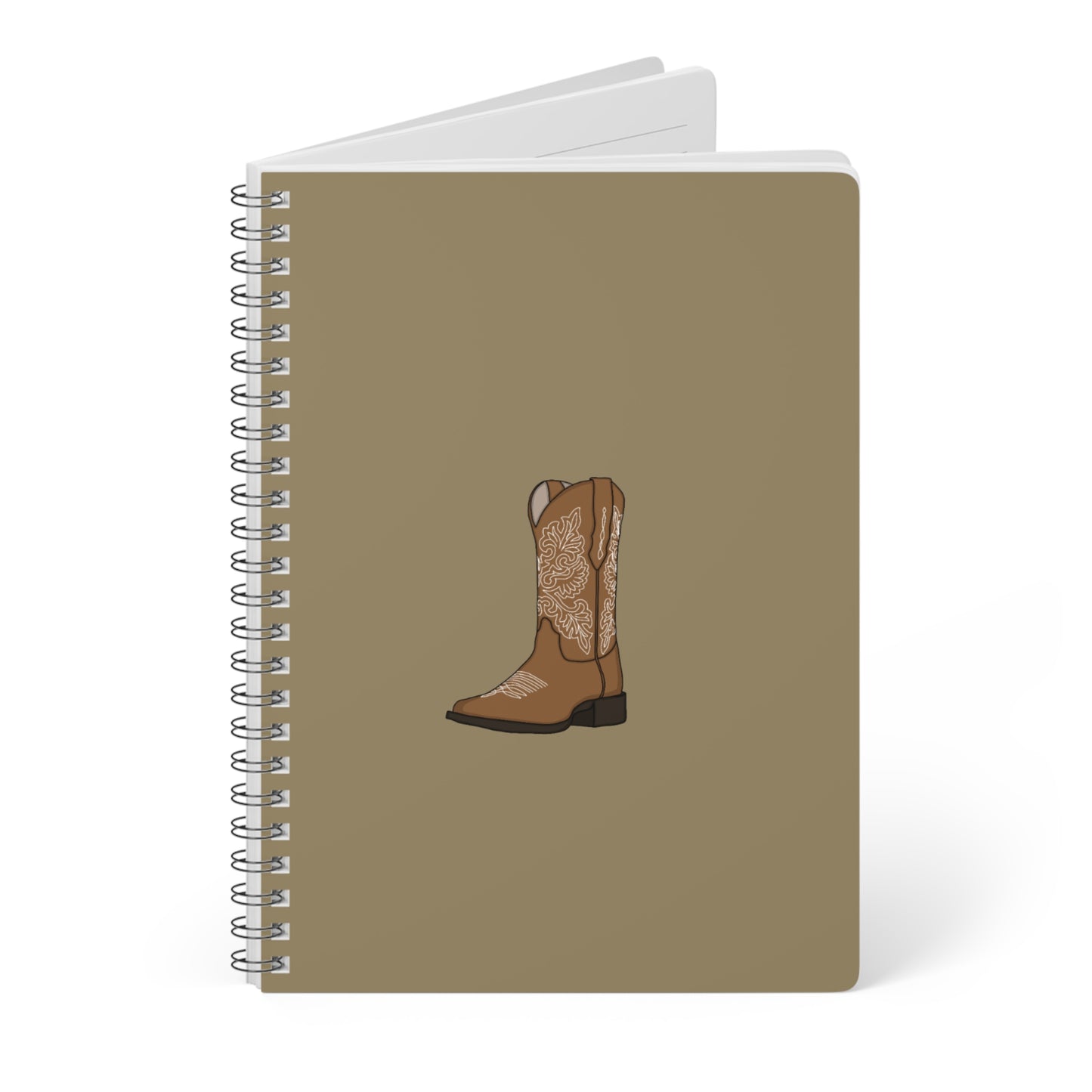 Cowboy boot notebook