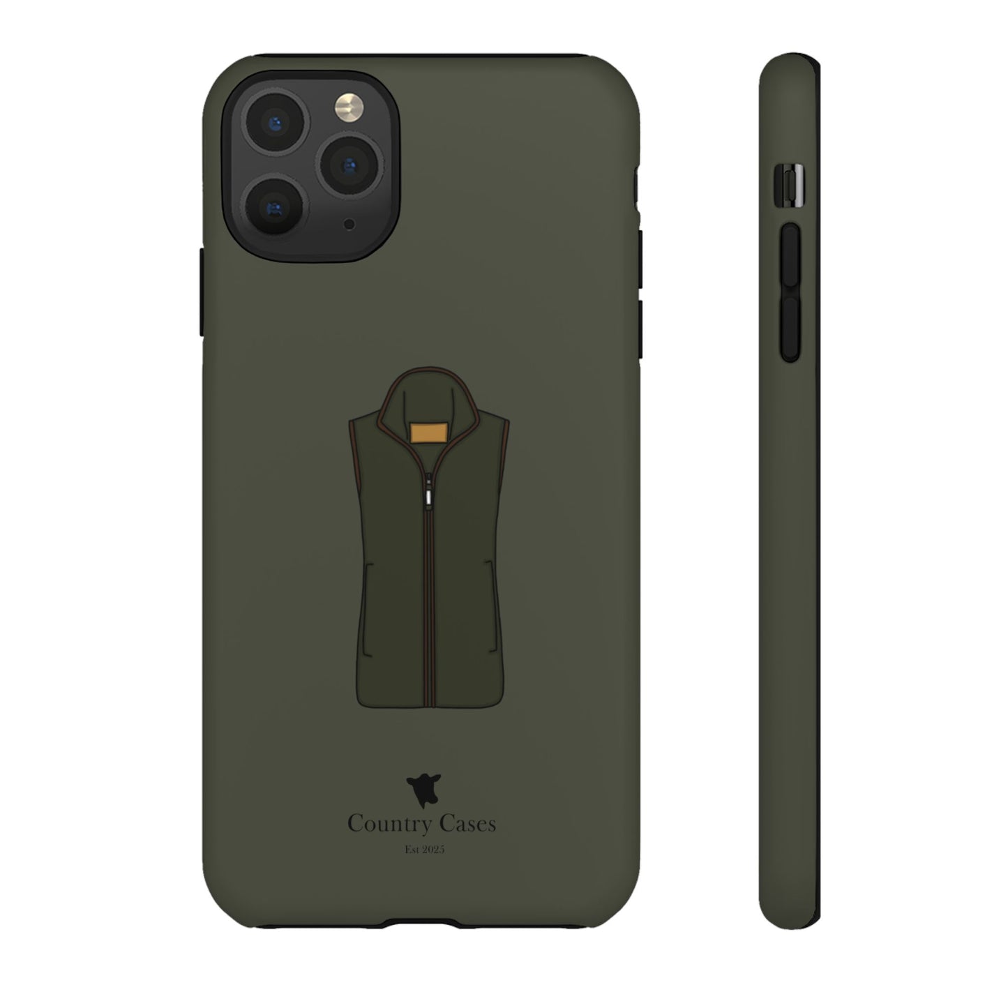 Green fleece case