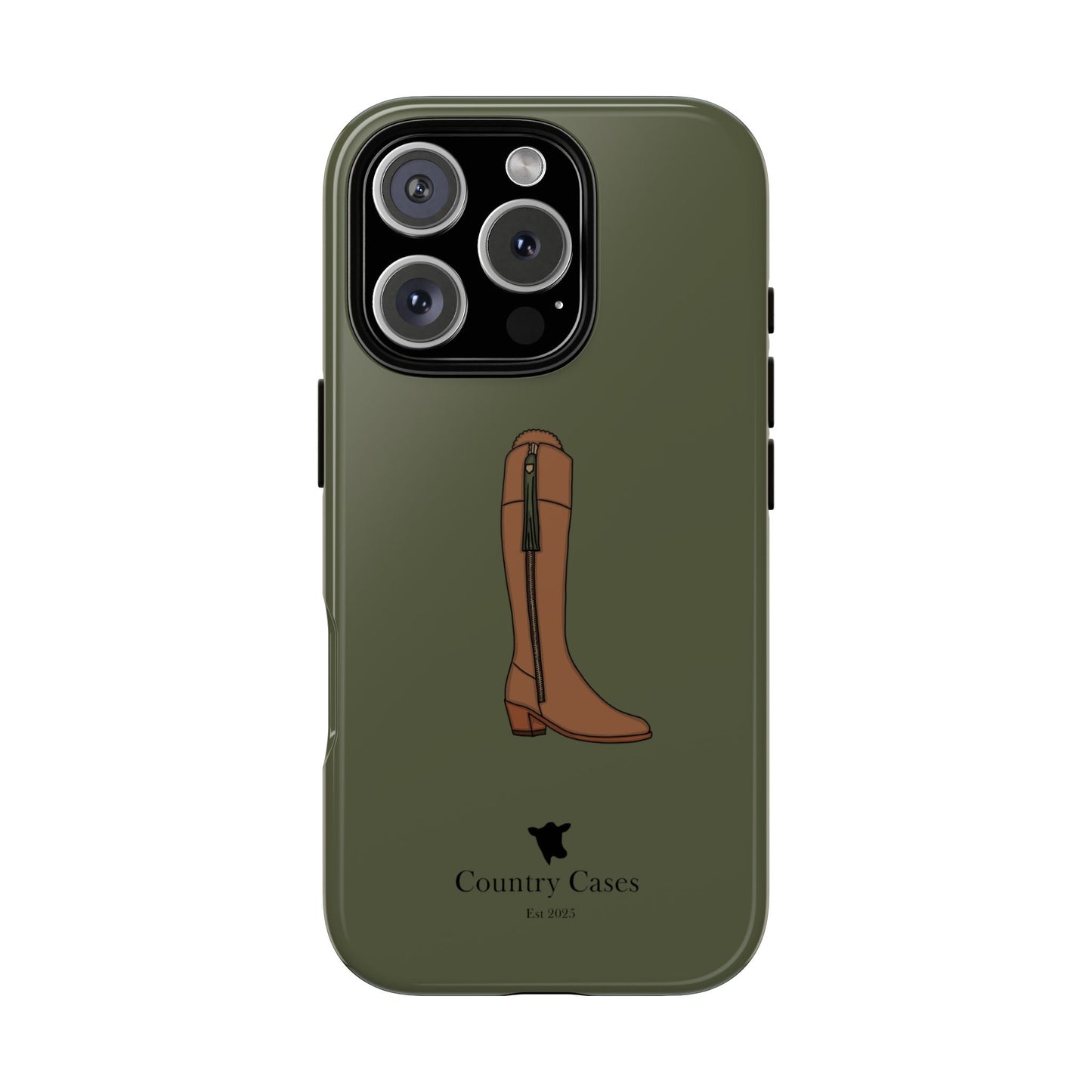 Green country boot case
