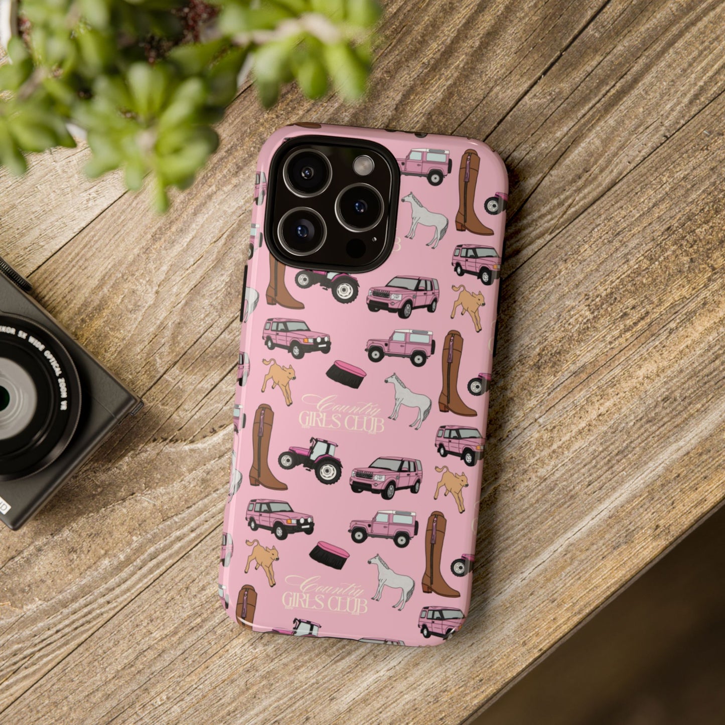 Pink Country Girls Club Case