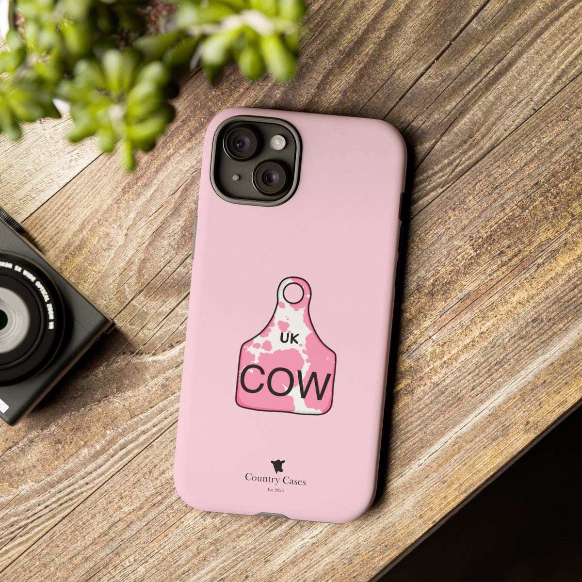 Pink Ear Tag Case