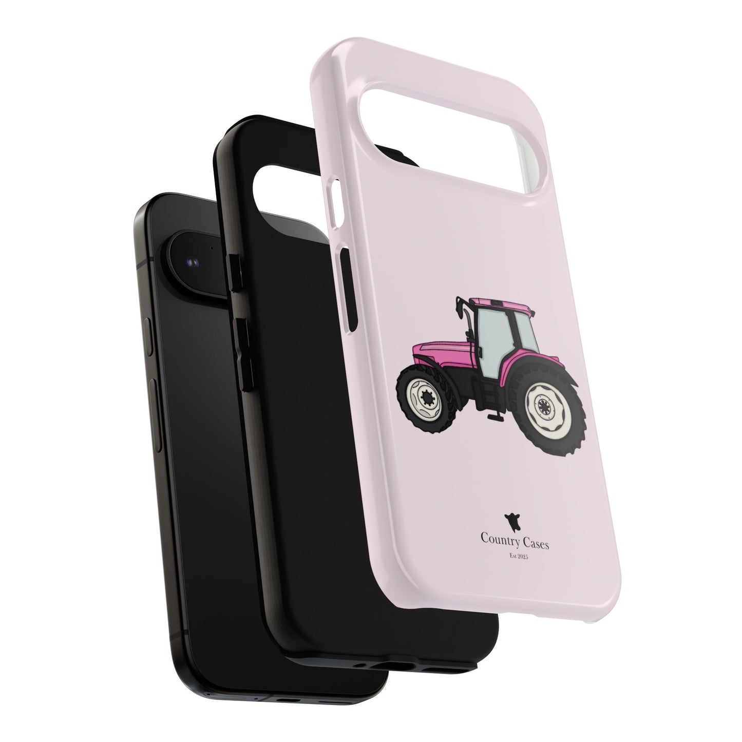 Android pink tractor case