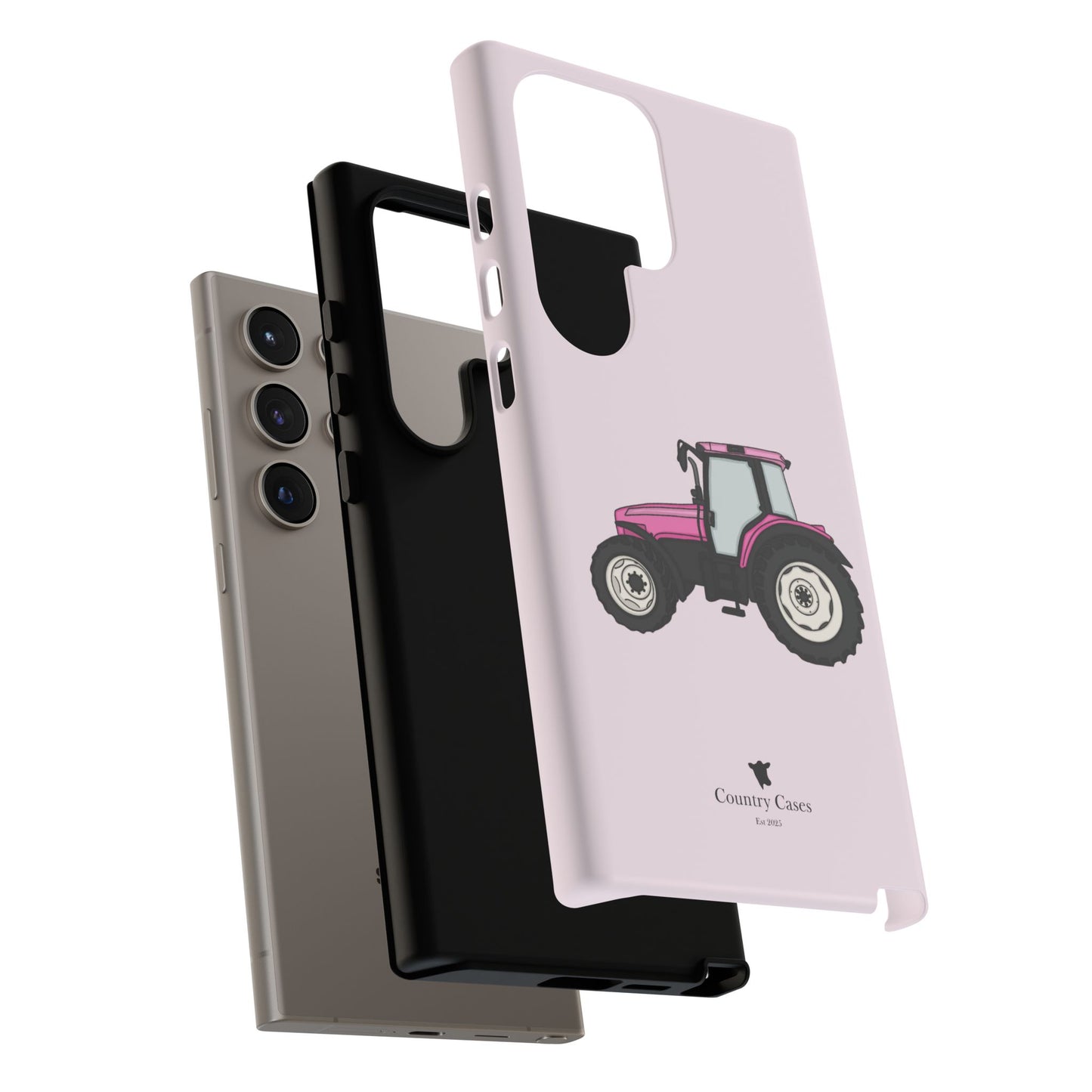 Android pink tractor case