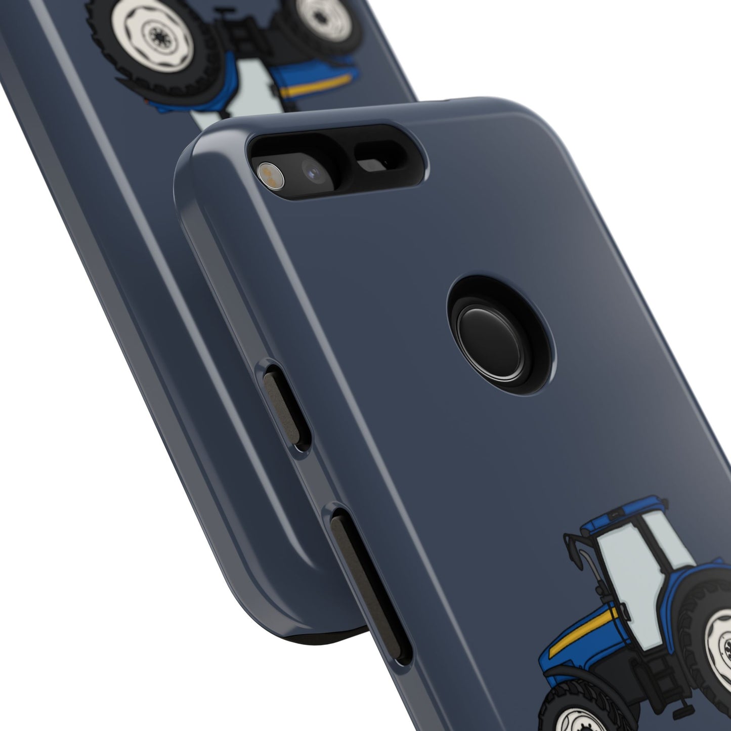 Android blue tractor case