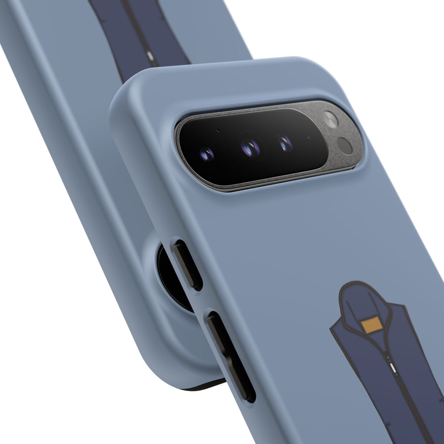 Android blue waistcoat case