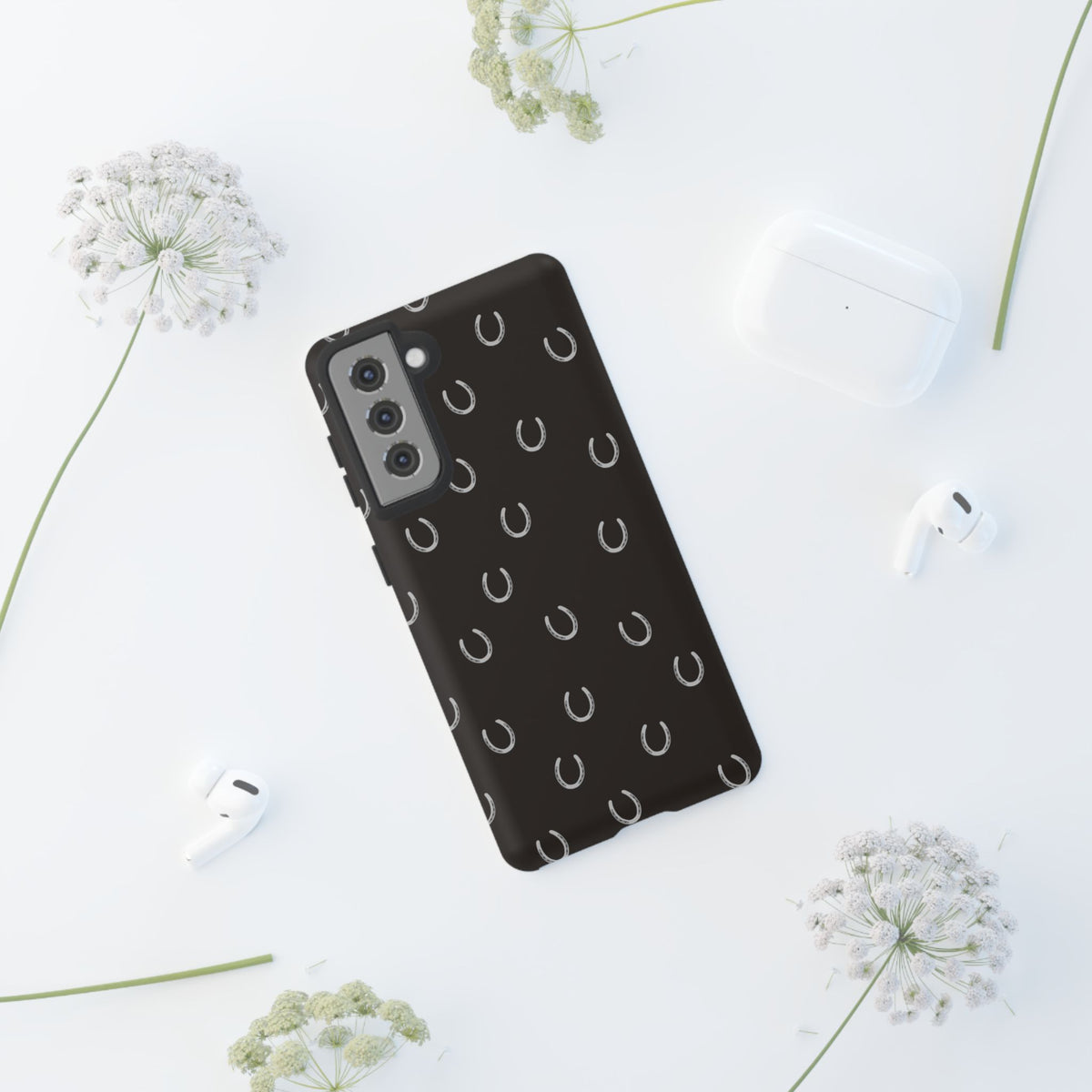 Android Wood Horse Shoe Cases