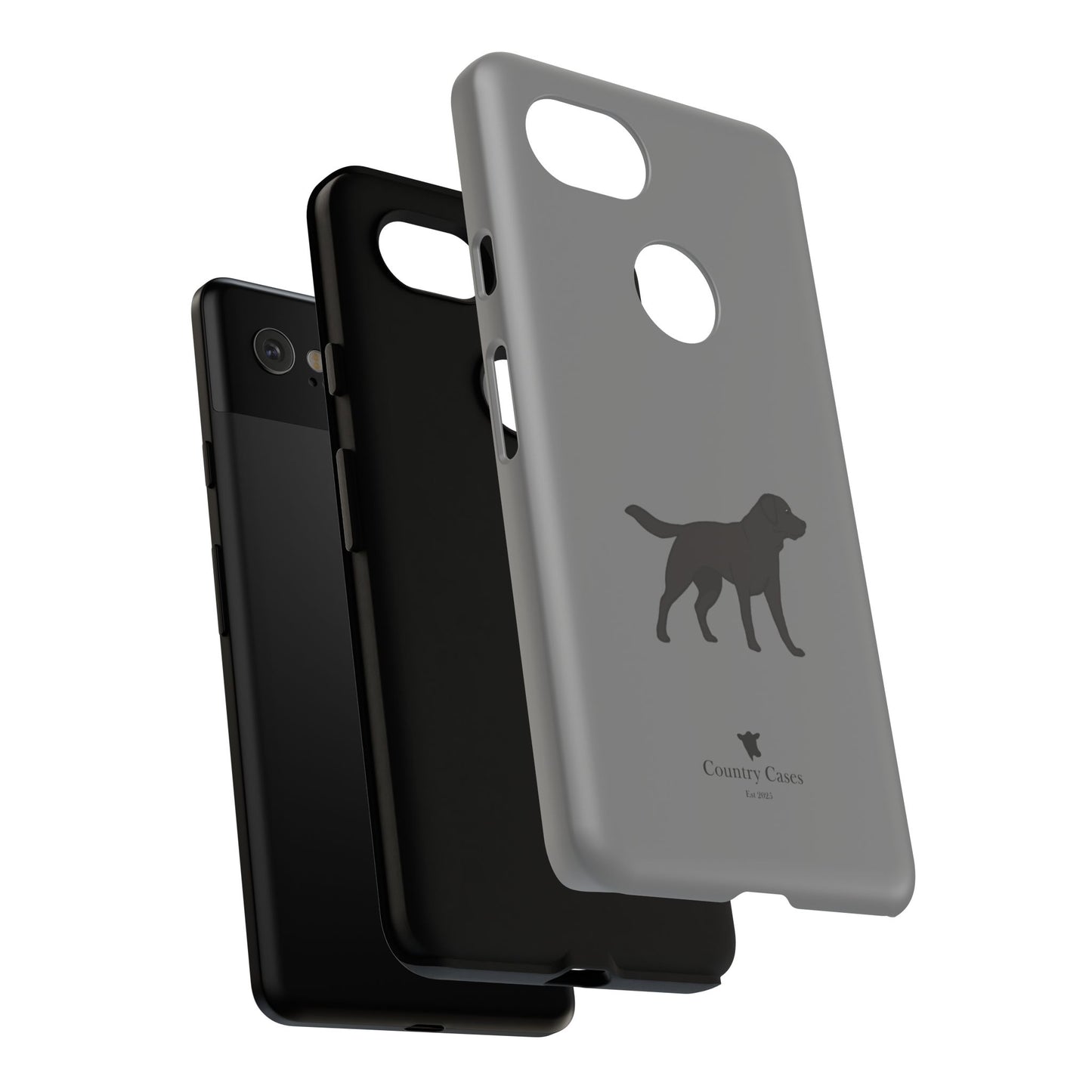 Android black Labrador case