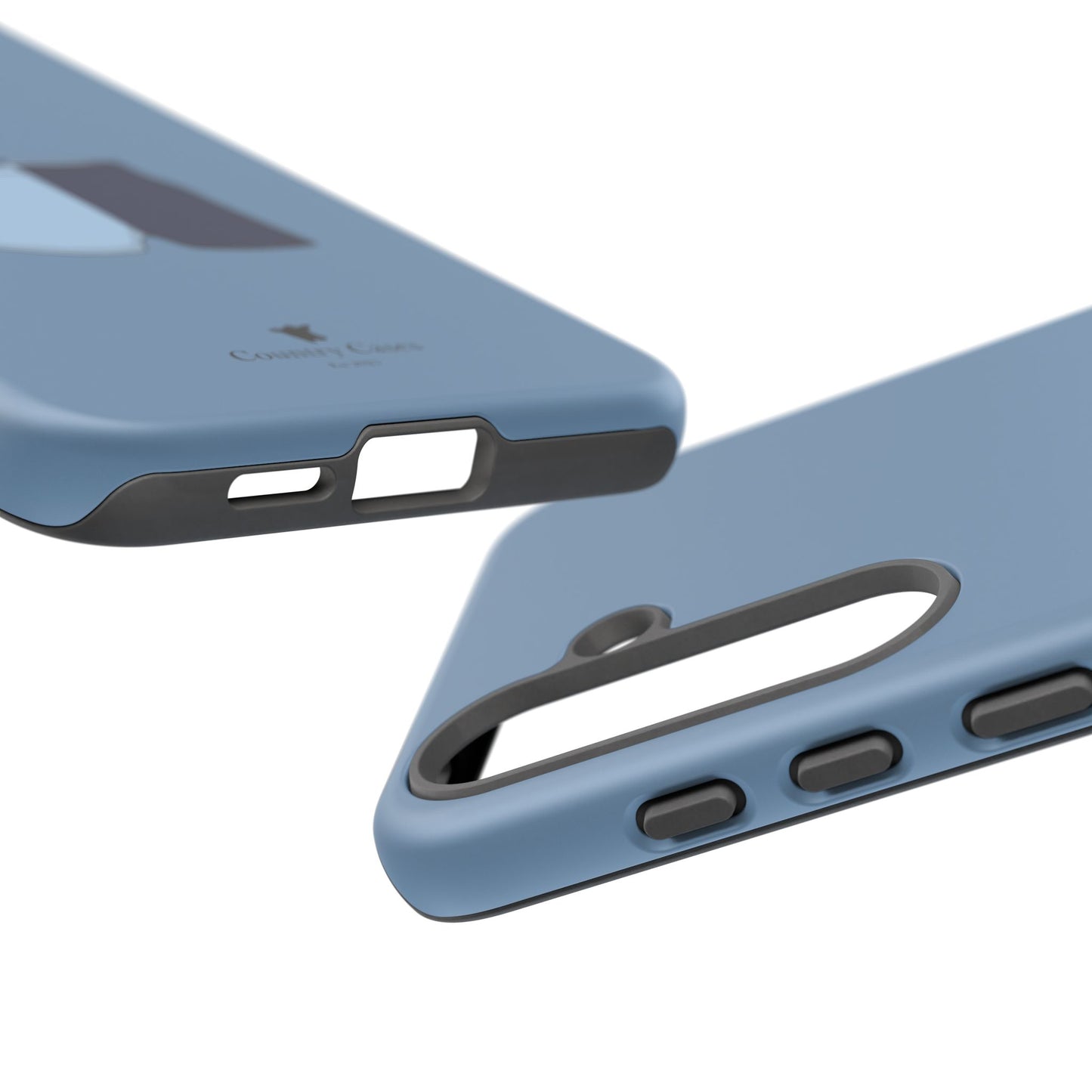 Android blue two toned short case